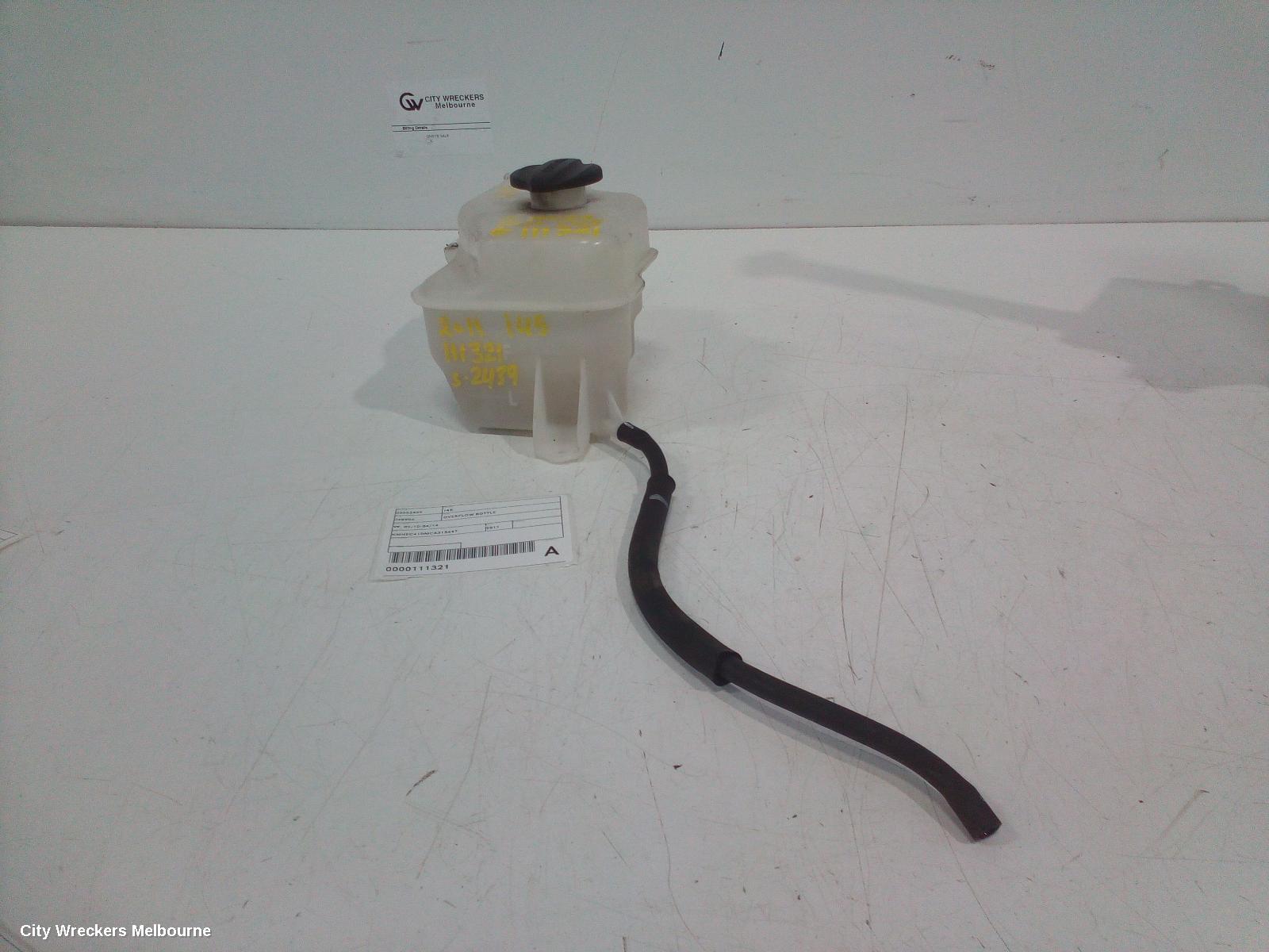 HYUNDAI I45 OVERFLOW BOTTLE, YF, 02/2010 - 04/2014 - Image 1