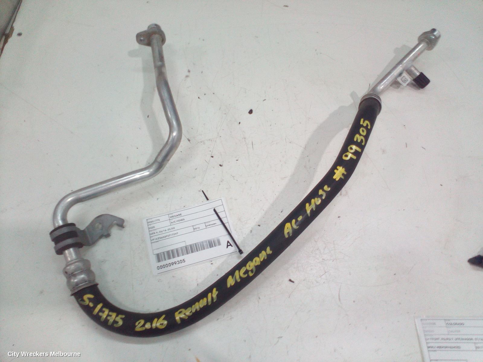 RENAULT MEGANE A/C HOSES, GEN 4, 06/2016 - 02/2020 - Image 1