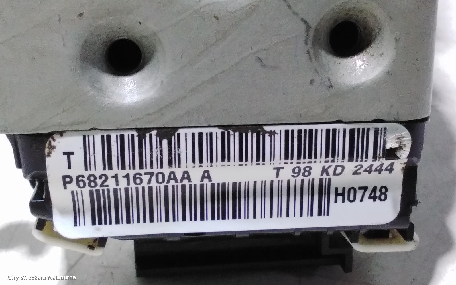 JEEP CHEROKEE DOOR/BOOT/GATE LOCK, RIGHT FRONT DOOR LOCK, KL, 6 PIN TYPE, 02/2014 - 03/2018 - Image 2