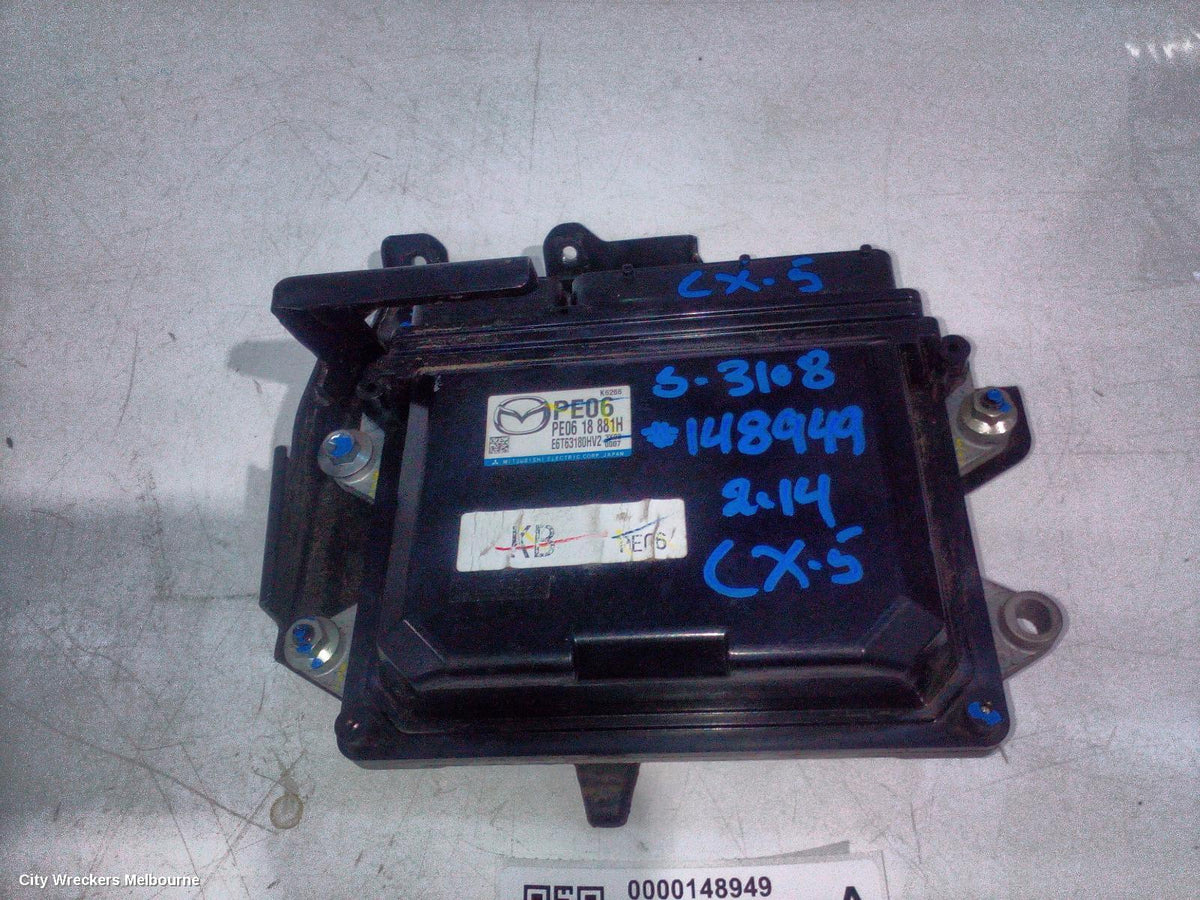 MAZDA CX5 ECU, ENGINE ECU, 2.0, PETROL, ECU ONLY, KE, 02/2012 - 01/2017 - Image 1