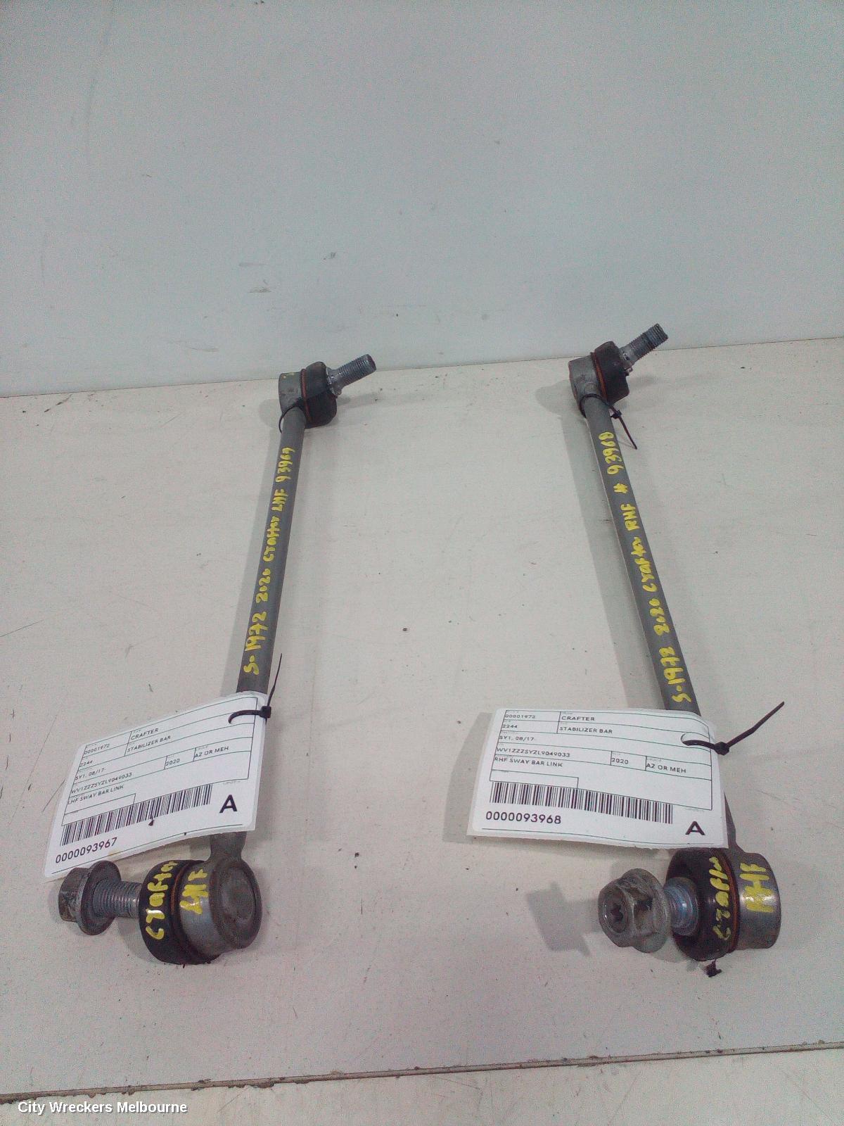 VOLKSWAGEN CRAFTER STABILISER BAR, SY1, 08/2017 ONWARDS - Image 3