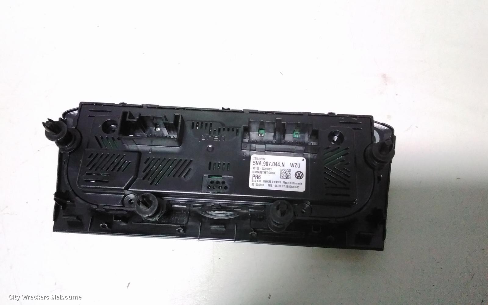 VOLKSWAGEN TIGUAN HEATER/AC CONTROLS, 5NA, FRONT, SINGLE ZONE CLIMATE CONTROL TYPE, 06/2016 ONWARDS - Image 3