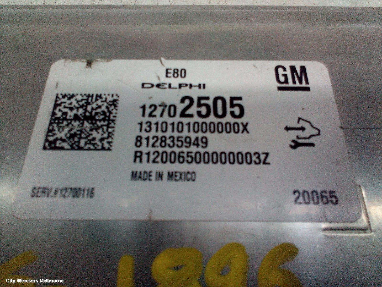 HOLDEN COMMODORE ECU, ENGINE ECU, 2.0, PETROL, B20NFT, ECU ONLY, ZB, 10/2017 - 12/2020 - Image 2