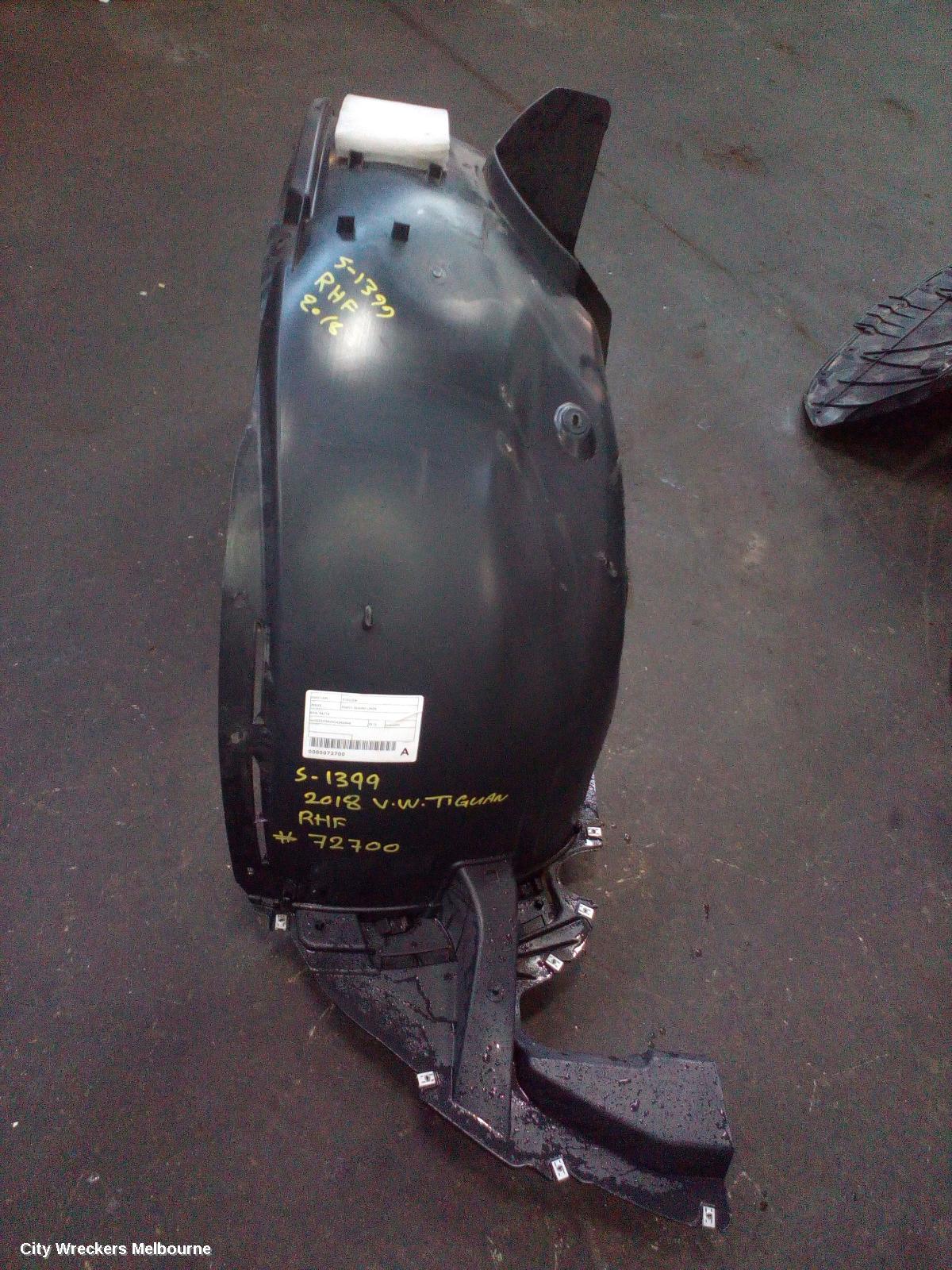 VOLKSWAGEN TIGUAN RIGHT GUARD LINER, 5NA, 06/2016 ONWARDS - Image 3