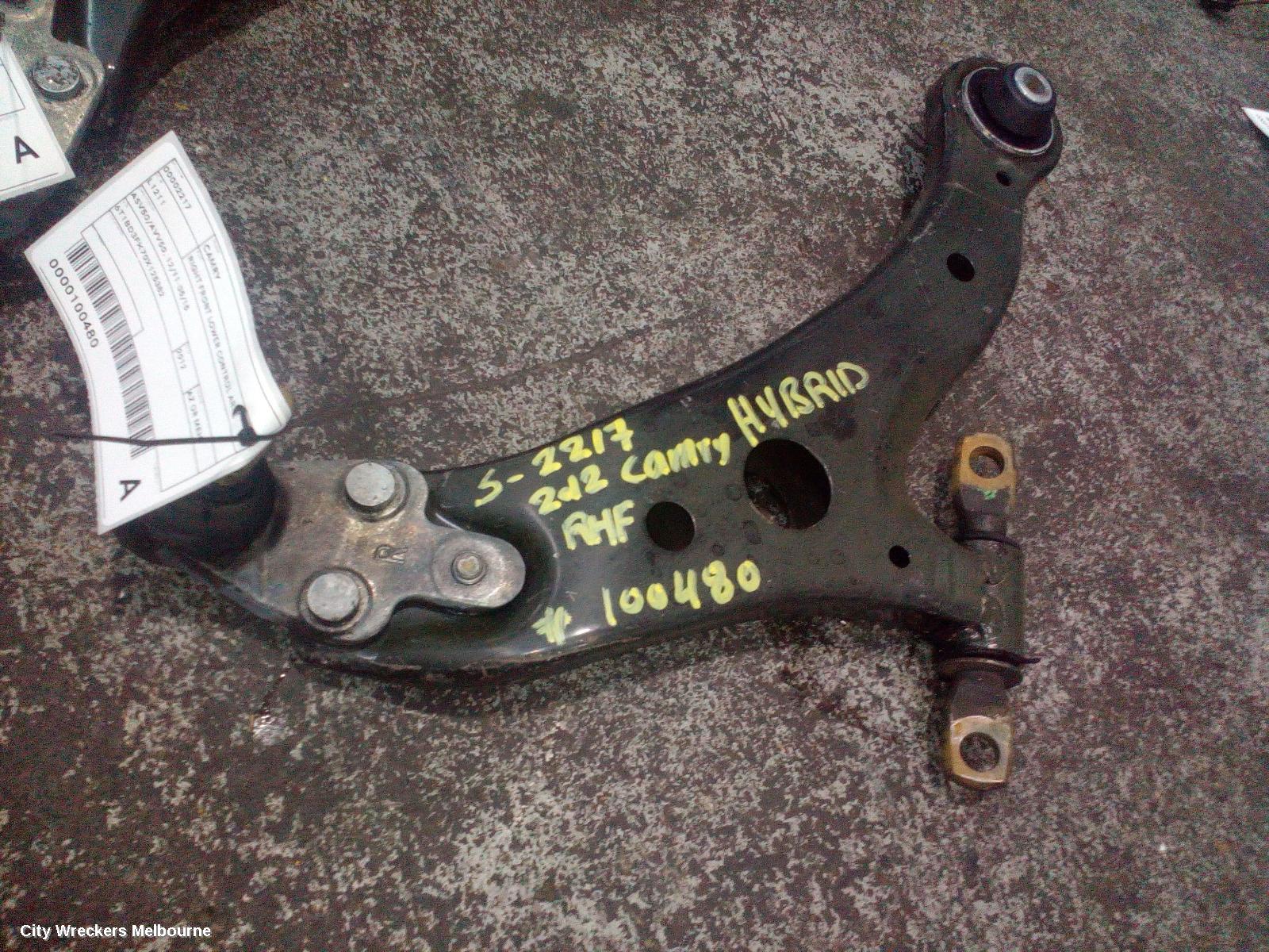 TOYOTA CAMRY RIGHT FRONT LOWER CONTROL ARM, ASV50/AVV50, 12/2011 - 05/2015 - Image 1