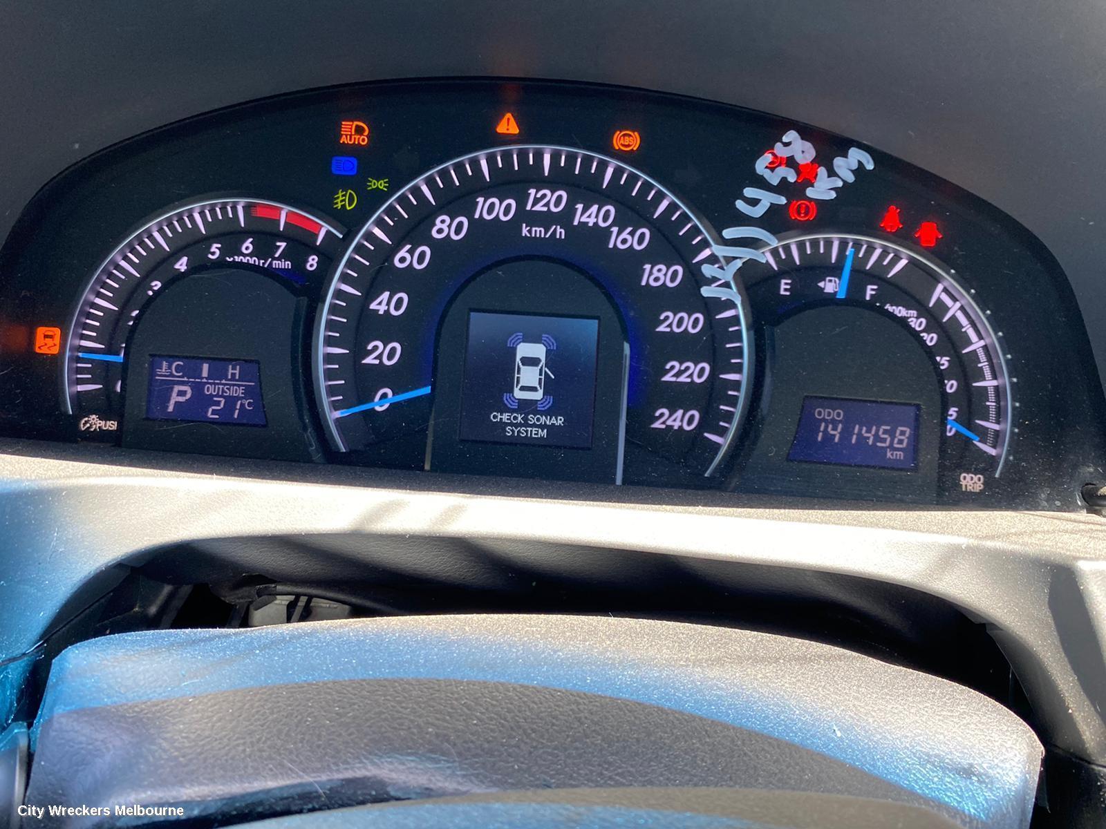 TOYOTA AURION INSTRUMENT CLUSTER, INSTRUMENT CLUSTER, GSV50R, AT-X/PRESARA/PRODIGY/TOURING, 02/2012 - 08/2017 - Image 1