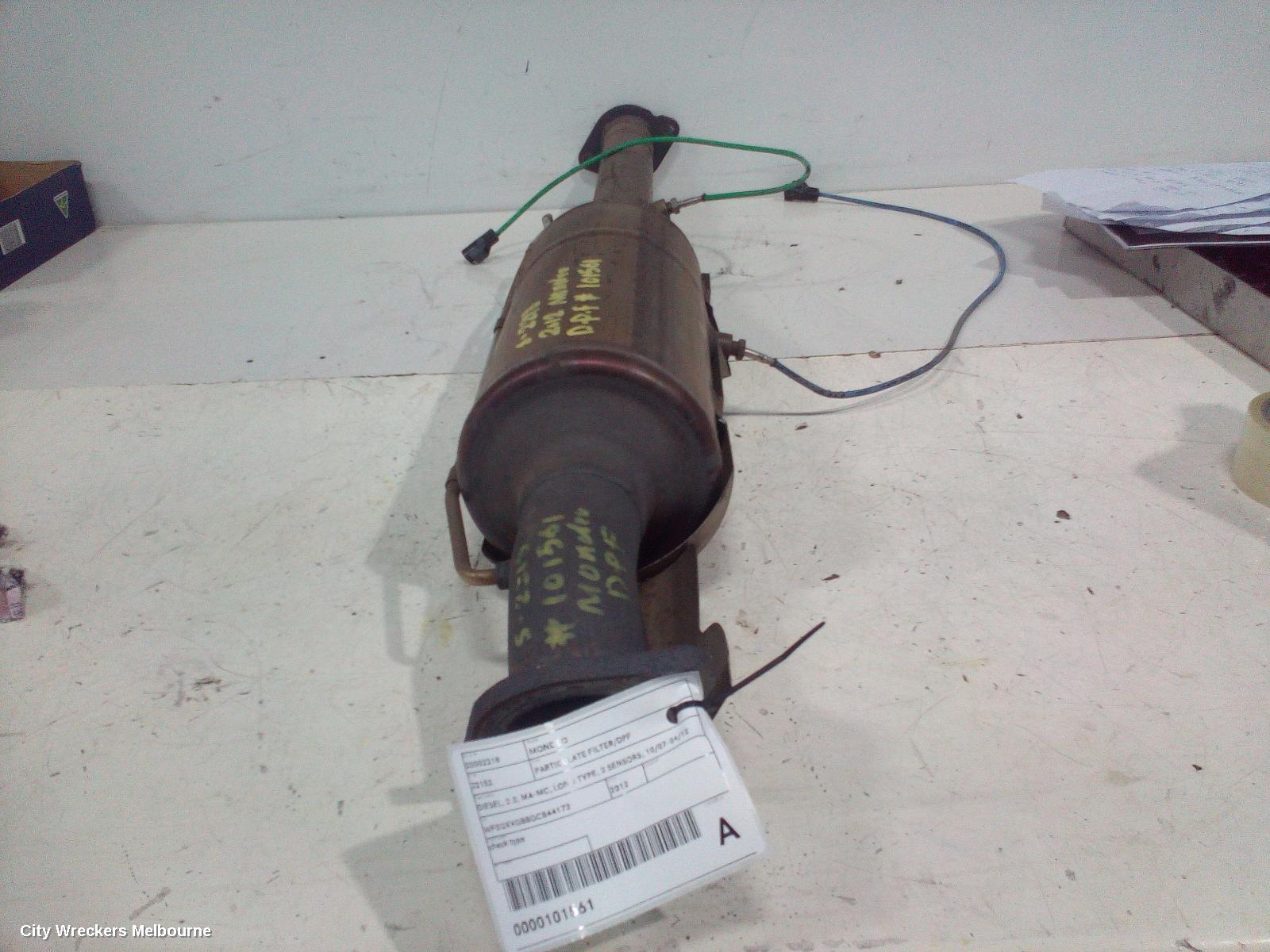 FORD MONDEO PARTICULATE FILTER/DPF, DIESEL, 2.0, MA-MC, LONG TYPE, 2 SENSORS, 10/2007 - 04/2012 - Image 1