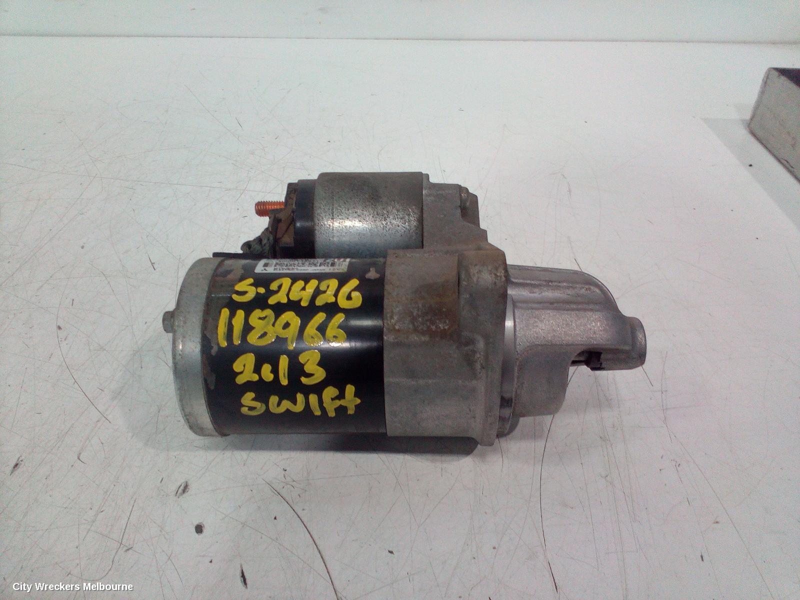 SUZUKI SWIFT STARTER, PETROL, 1.4, K14B, FZ, (VIN JSAFZC), 08/2010 - 03/2017 - Image 2
