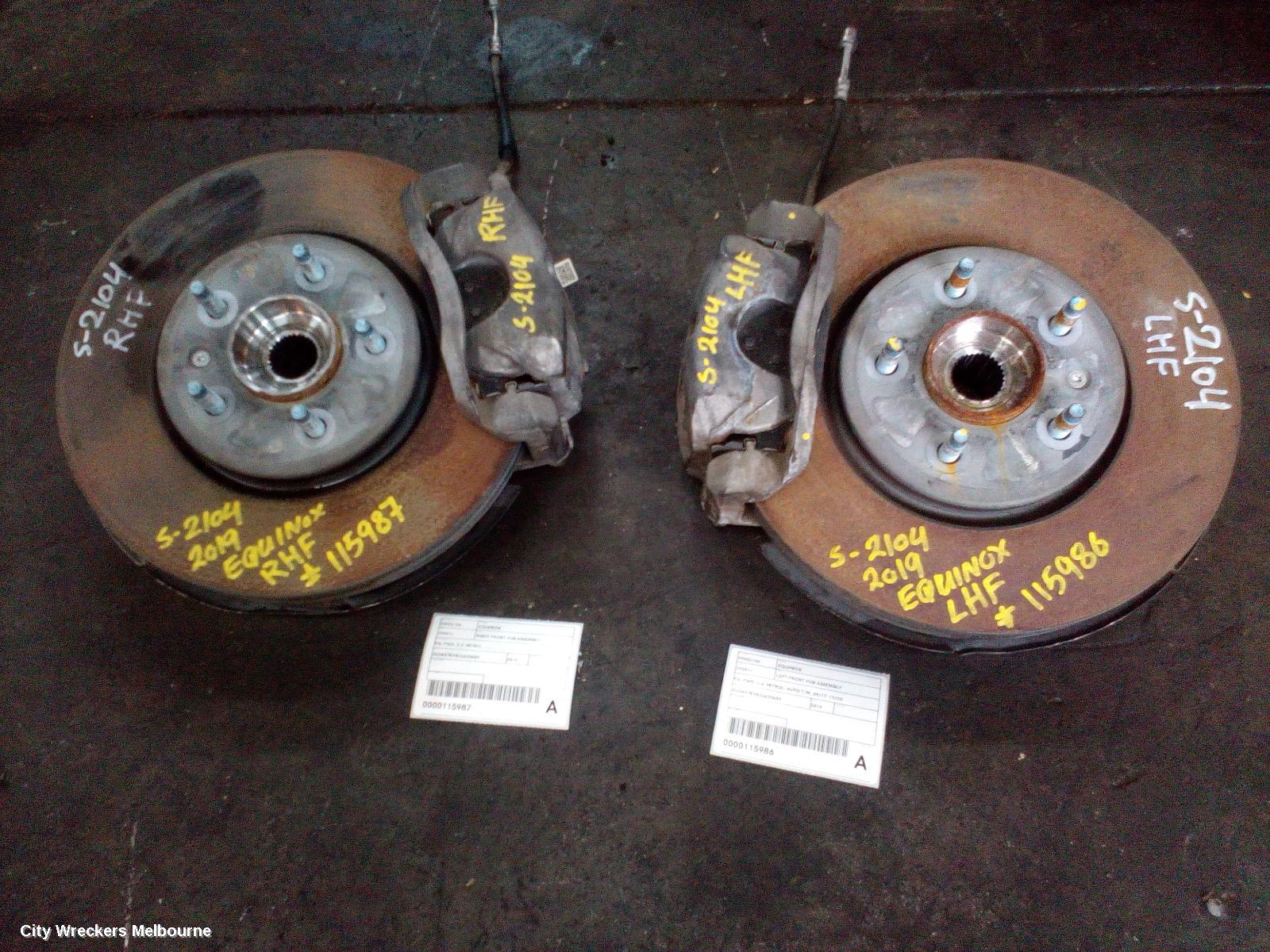 HOLDEN EQUINOX LEFT FRONT HUB ASSEMBLY, EQ, FWD, 2.0, PETROL, AUTO T/M, 09/2017 - 12/2020 - Image 3