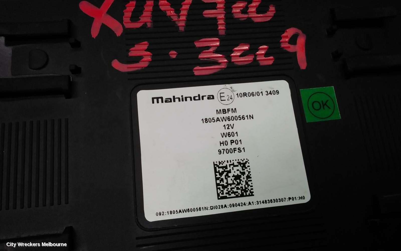 MAHINDRA XUV700, W601, 01/2023 ONWARDS, 1805AW600561N CONTROL UNIT : 140712 - Image 2