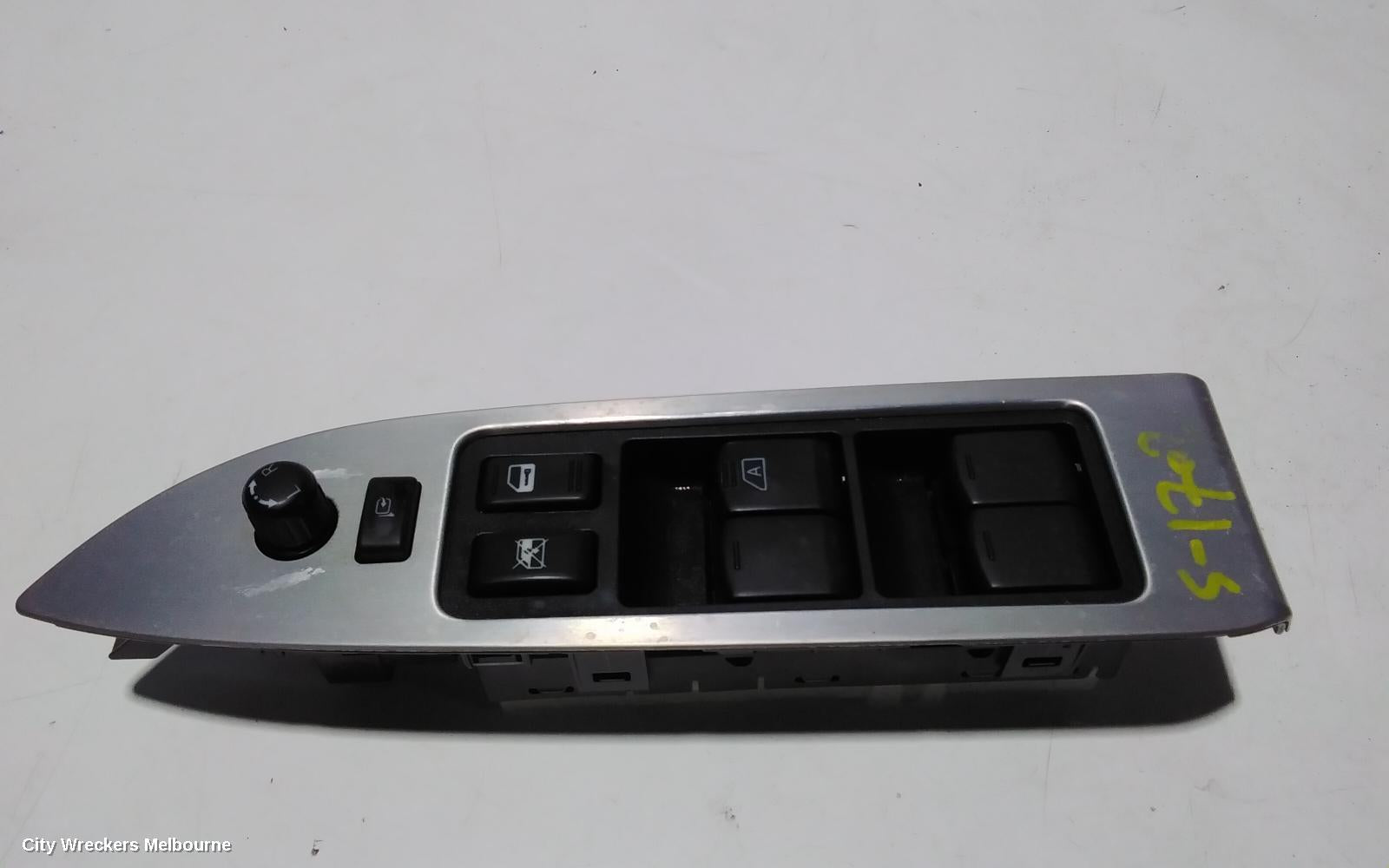 NISSAN MURANO PWR DR WIND SWITCH, RH FRONT (MASTER SWITCH), Z51, ST TYPE, 12/2008 - 12/2014 - Image 2