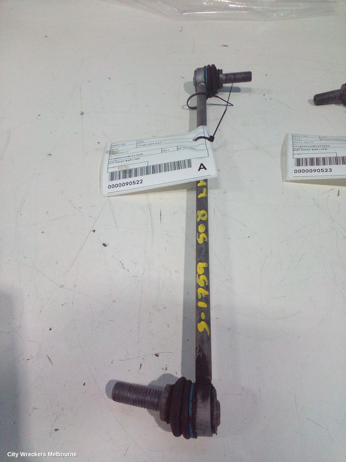 PEUGEOT 508 STABILISER BAR, 07/2011 - 12/2017 - Image 1