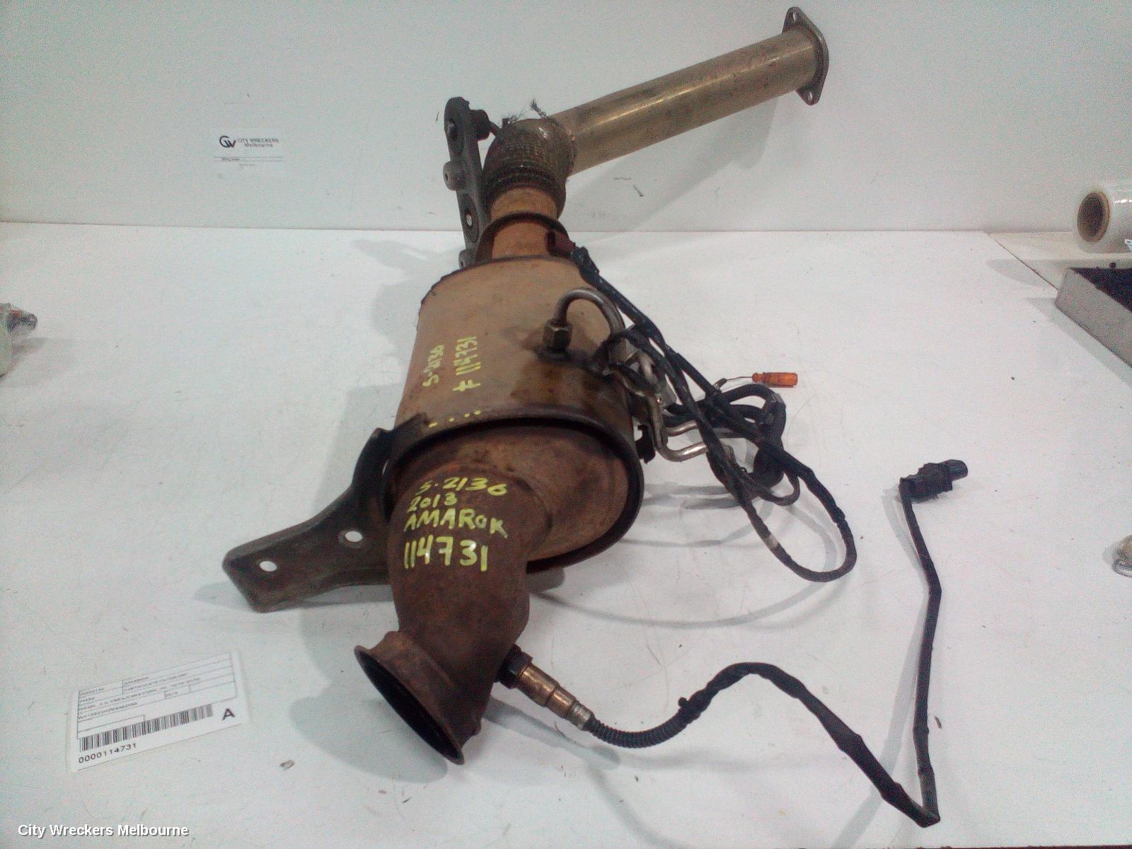 VOLKSWAGEN AMAROK PARTICULATE FILTER/DPF, DIESEL, 2.0, CNEA/CSHA CODE, 2H, 10/2010 - 09/2022 - Image 2