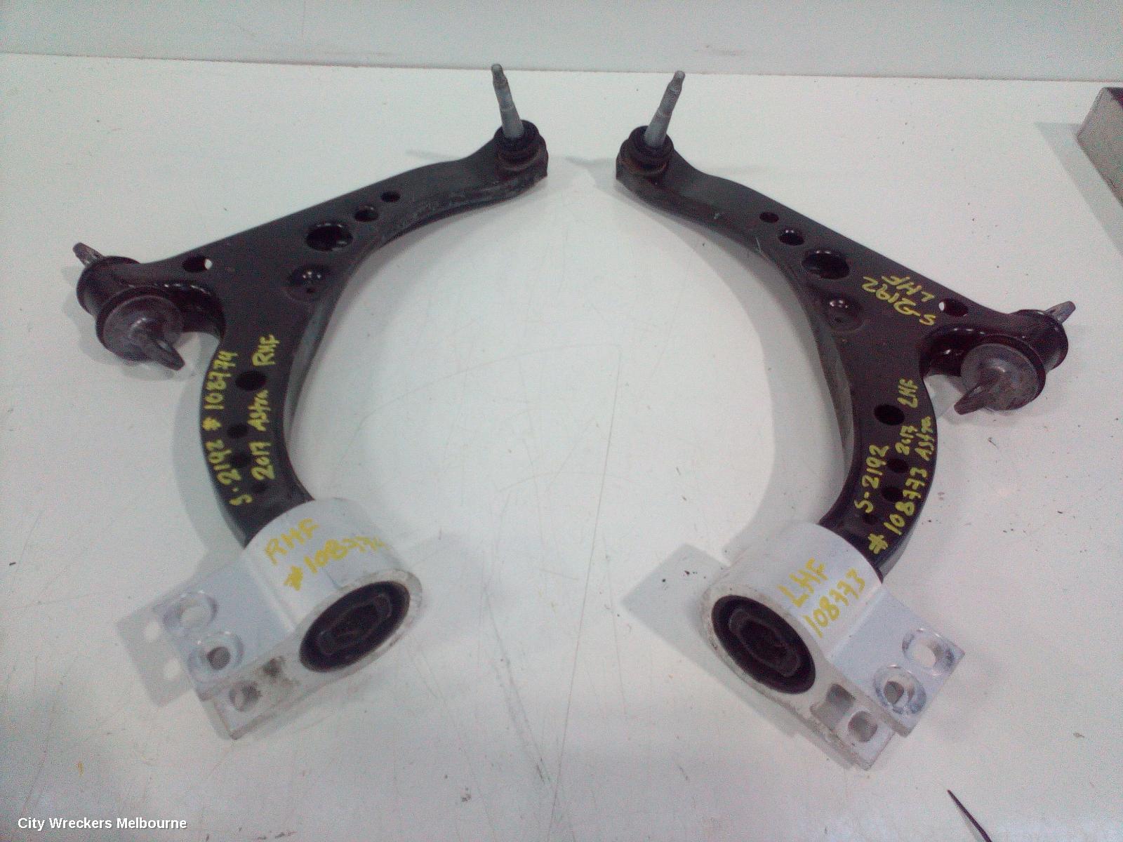 HOLDEN ASTRA LEFT FRONT LOWER CONTROL ARM, BK, 5DR HATCH/WAGON, 09/2016 - 12/2020 - Image 3