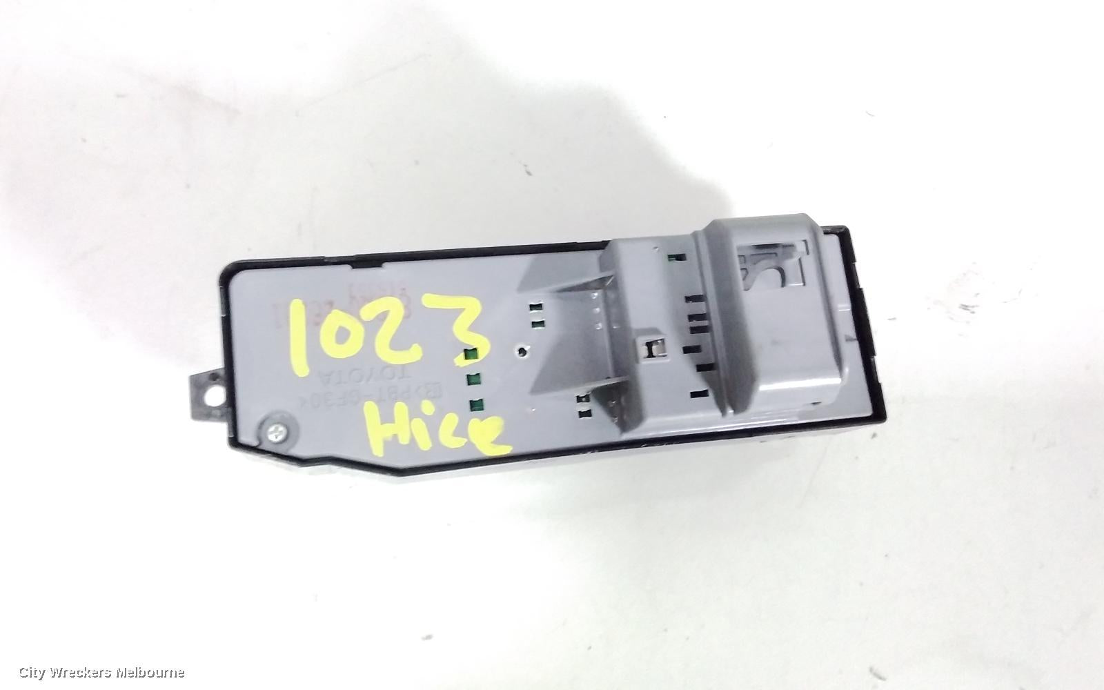 TOYOTA HIACE PWR DR WIND SWITCH, RH FRONT (MASTER SWITCH), TRH/KDH, 03/2005 - 02/2014 - Image 3