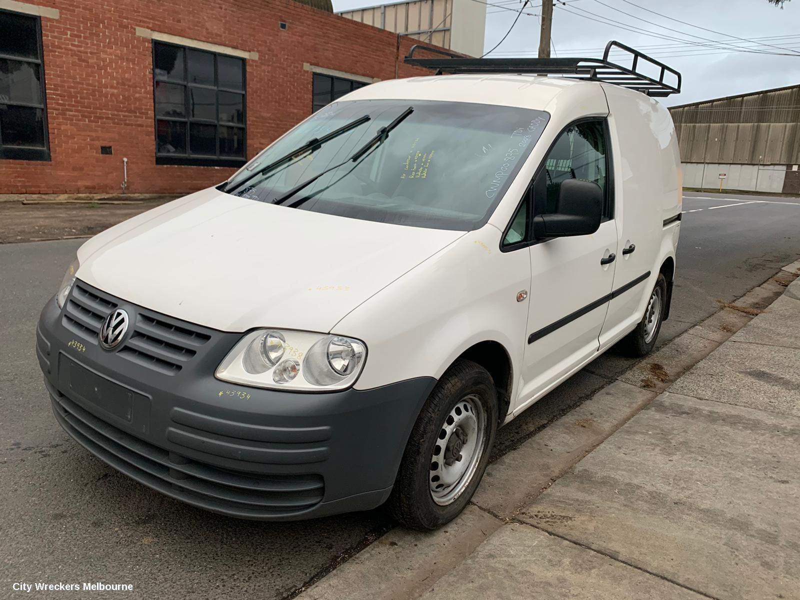 VOLKSWAGEN CADDY RIGHT REAR DOOR, 2K, LWB VAN, W/O WINDOW TYPE, 12/2004 - 06/2015 - Image 1