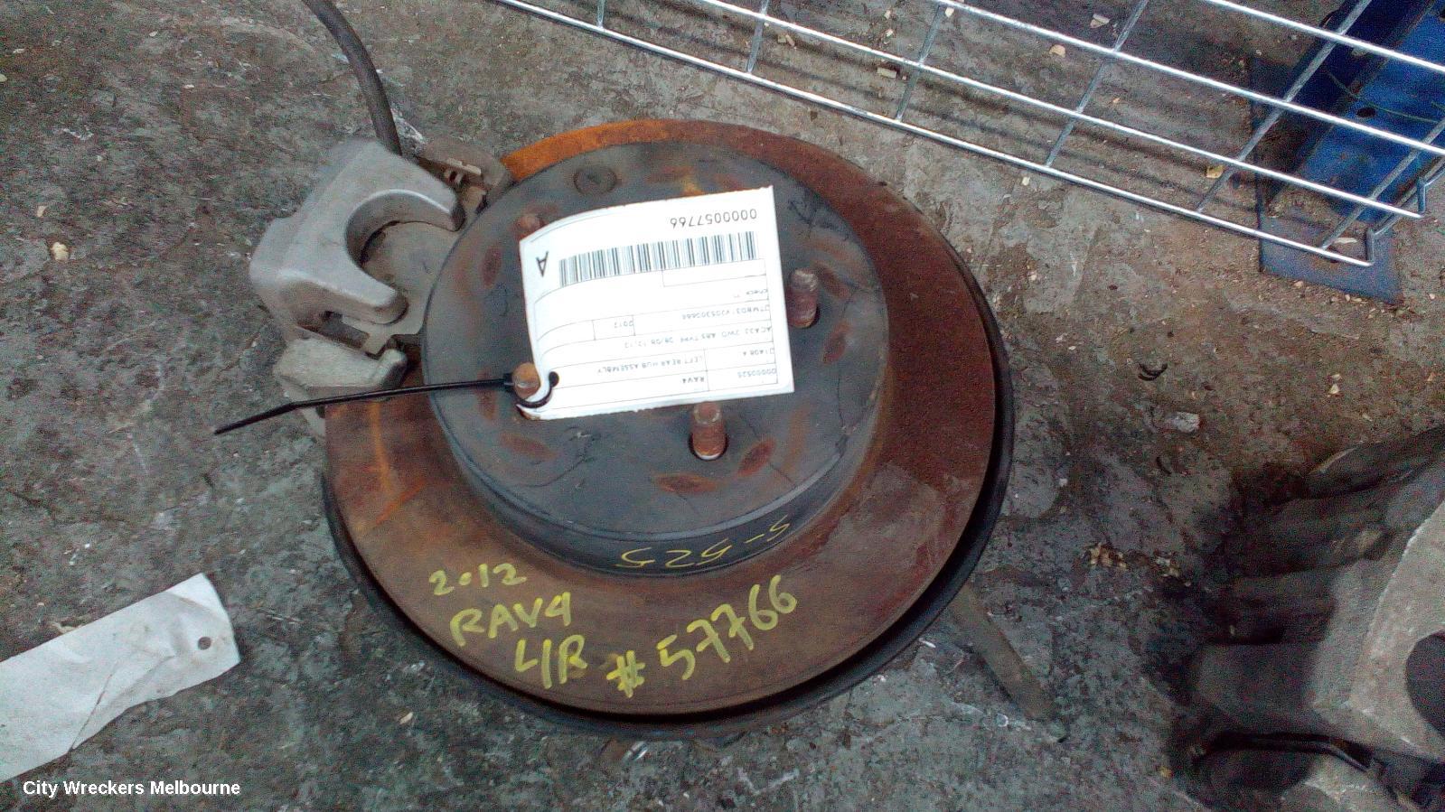 TOYOTA RAV4 LEFT REAR HUB ASSEMBLY, ACA33, 4WD, ABS TYPE, 11/2005 - 11/2012 - Image 1