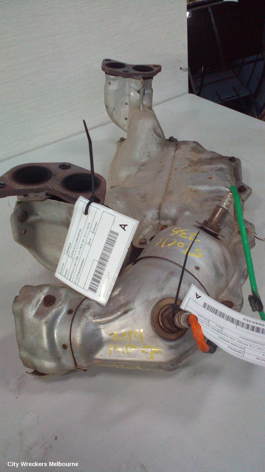 SUBARU IMPREZA CATALYTIC CONVERTER, MANIFOLD-CAT TYPE, 2.0, FB20, G4, 12/2011 - 10/2016 - Image 3