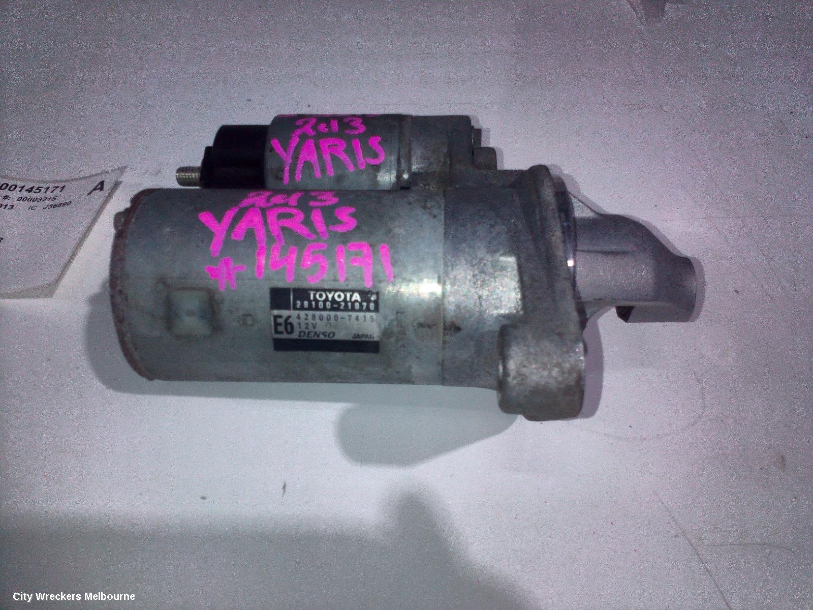 TOYOTA YARIS STARTER, 1.3, 2NZ, NCP13#, 08/2011 - 01/2020 - Image 2