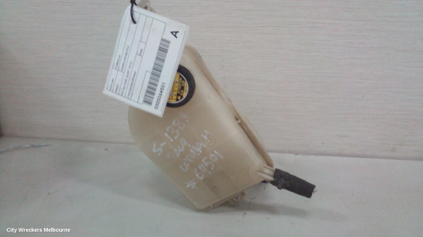 TOYOTA COROLLA OVERFLOW BOTTLE, ZRE152/20153R, 03/2007 - 10/2013 - Image 1