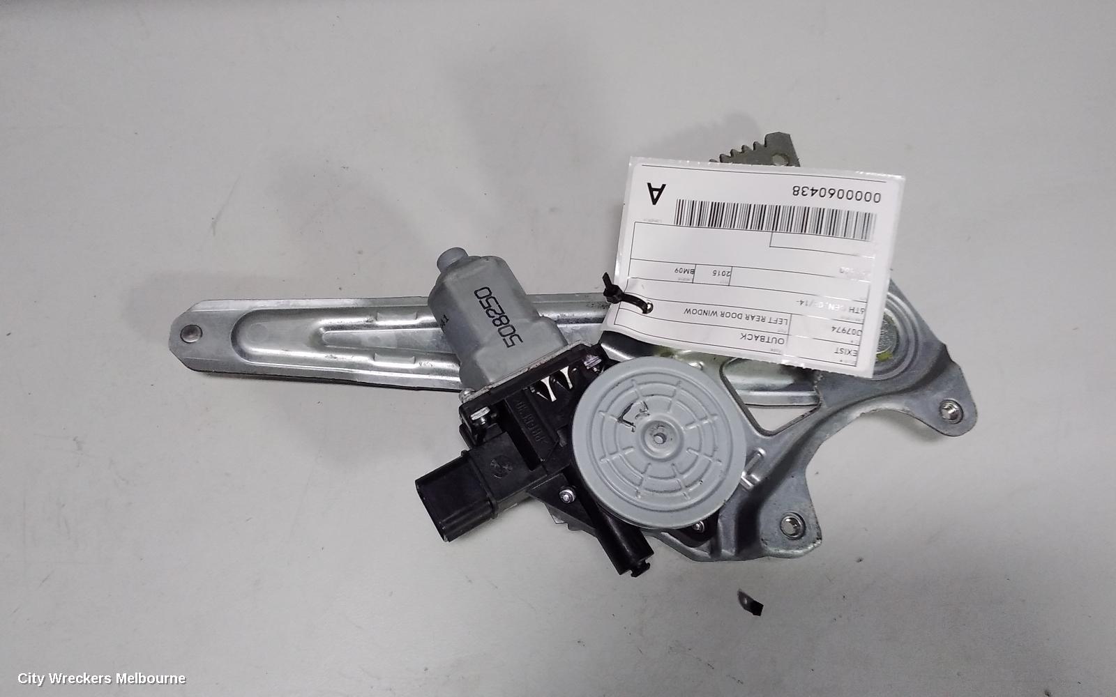 SUBARU OUTBACK LEFT REAR DOOR WINDOW, 6TH GEN, 08/2014 ONWARDS - Image 1