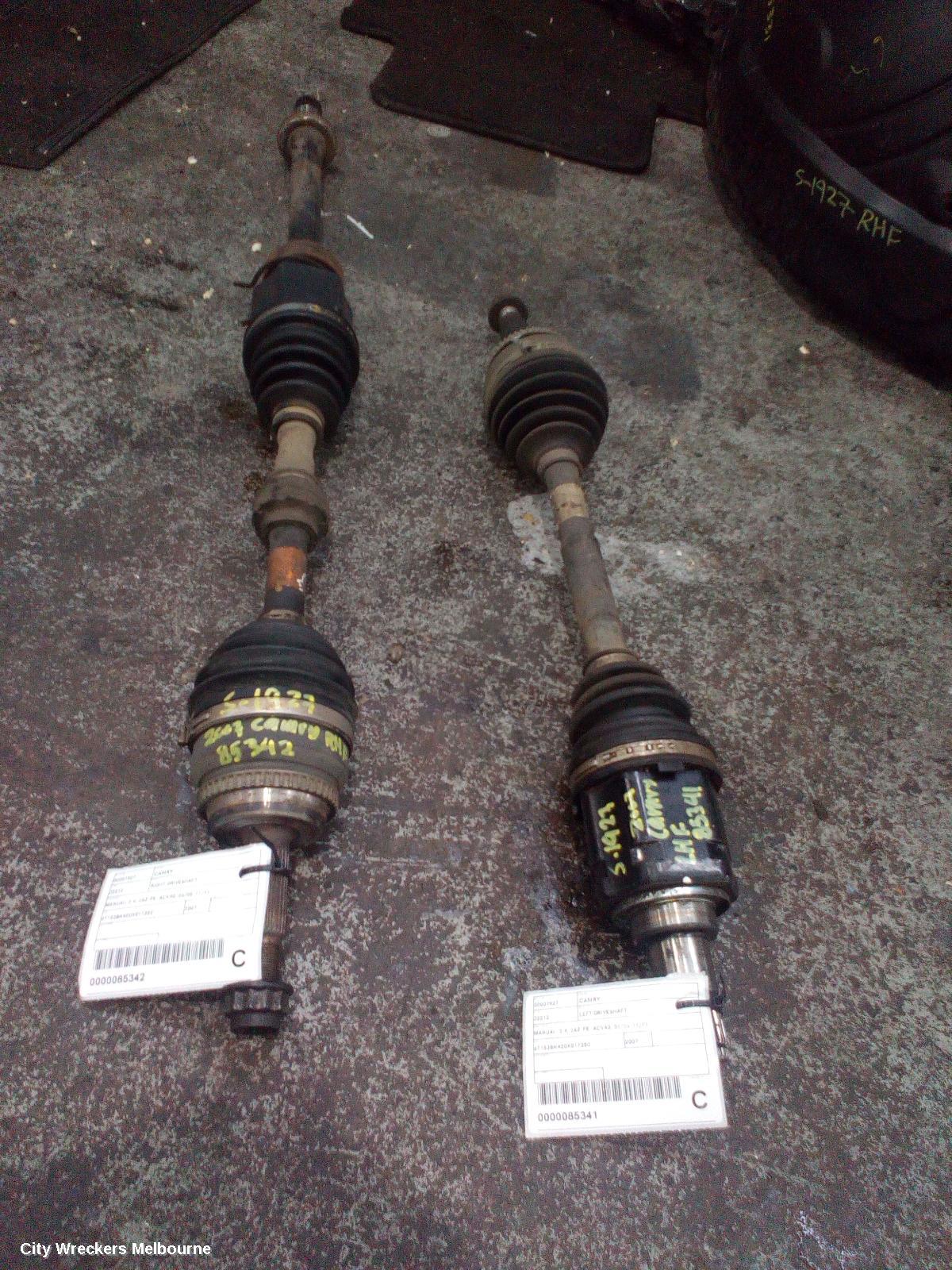 TOYOTA CAMRY LEFT DRIVESHAFT, MANUAL, 2.4, 2AZ-FE, ACV40, 06/2006 - 11/2011 - Image 2