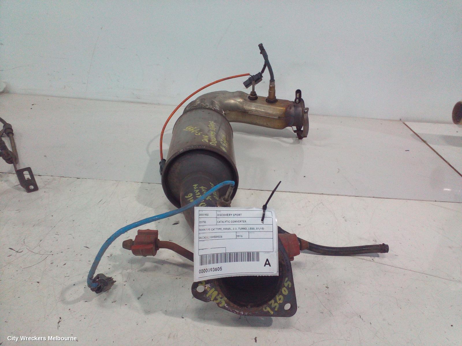 LAND ROVER DISCOVERY SPORT CATALYTIC CONVERTER, DOWN PIPE-CAT TYPE, DIESEL, 2.2, TURBO, L550, 01/2015 - 06/2016 - Image 1