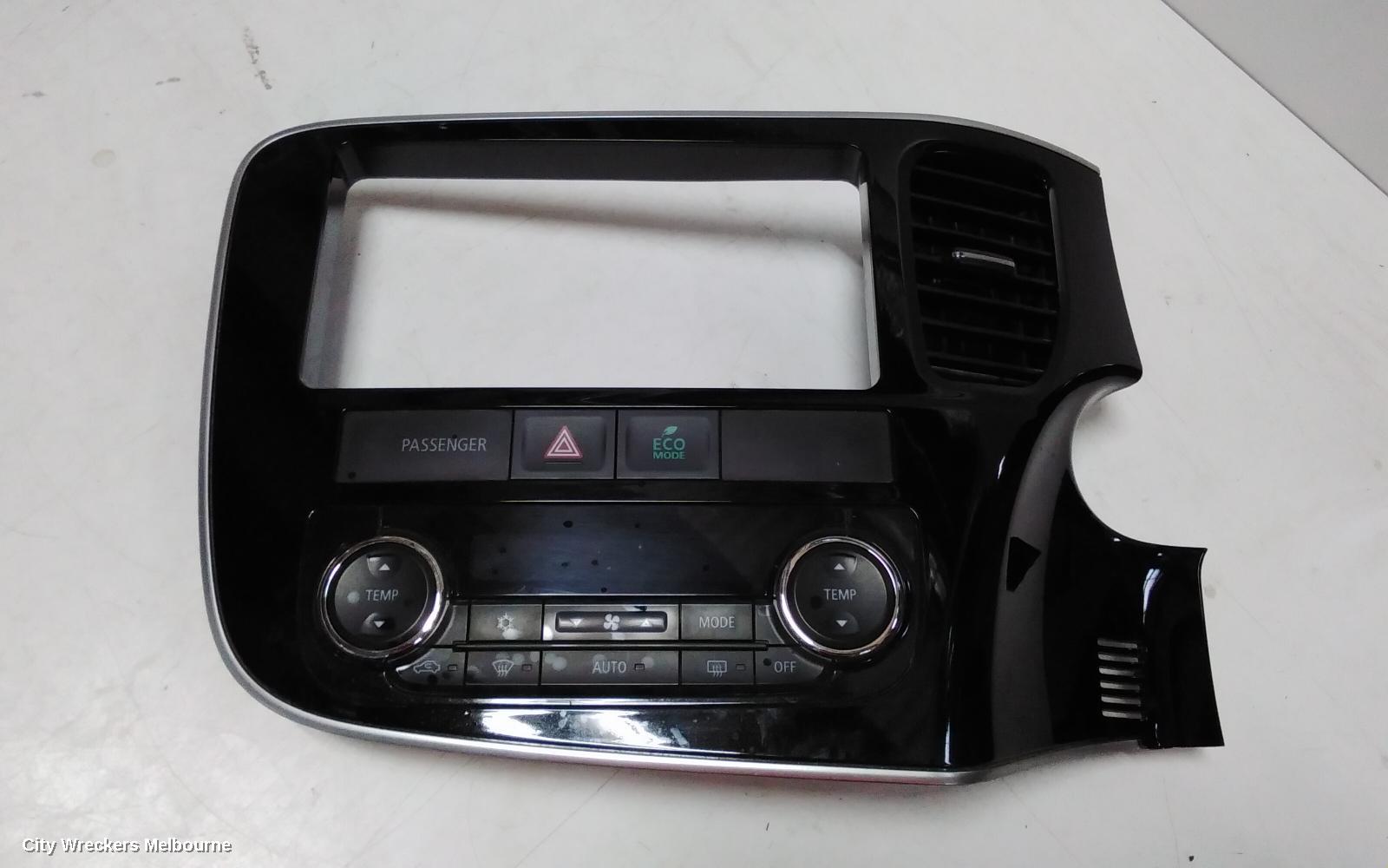 MITSUBISHI OUTLANDER HEATER/AC CONTROLS, DUAL ZONE CLIMATE CONTROL TYPE, ZJ-ZL, 10/2012 - 07/2021 - Image 1