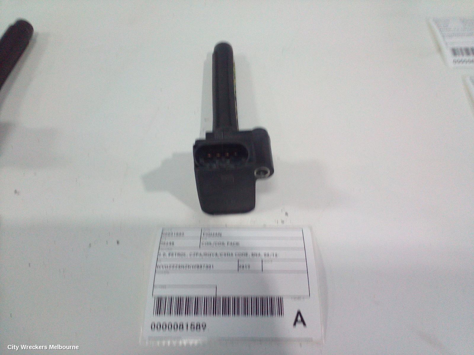 VOLKSWAGEN TIGUAN COIL/COIL PACK, 2.0, PETROL, CZPA/DGVA/CXDA CODE, 5NA, 06/2016 ONWARDS - Image 3