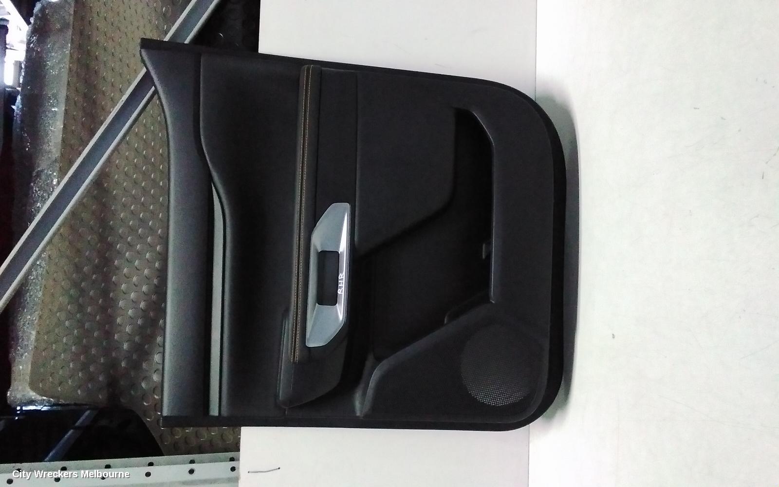 FORD RANGER DOOR TRIM, RA, RH REAR, LEATHER, BLACK, W/ ORANGE STITCHING, 05/2022 ONWARDS - Image 2