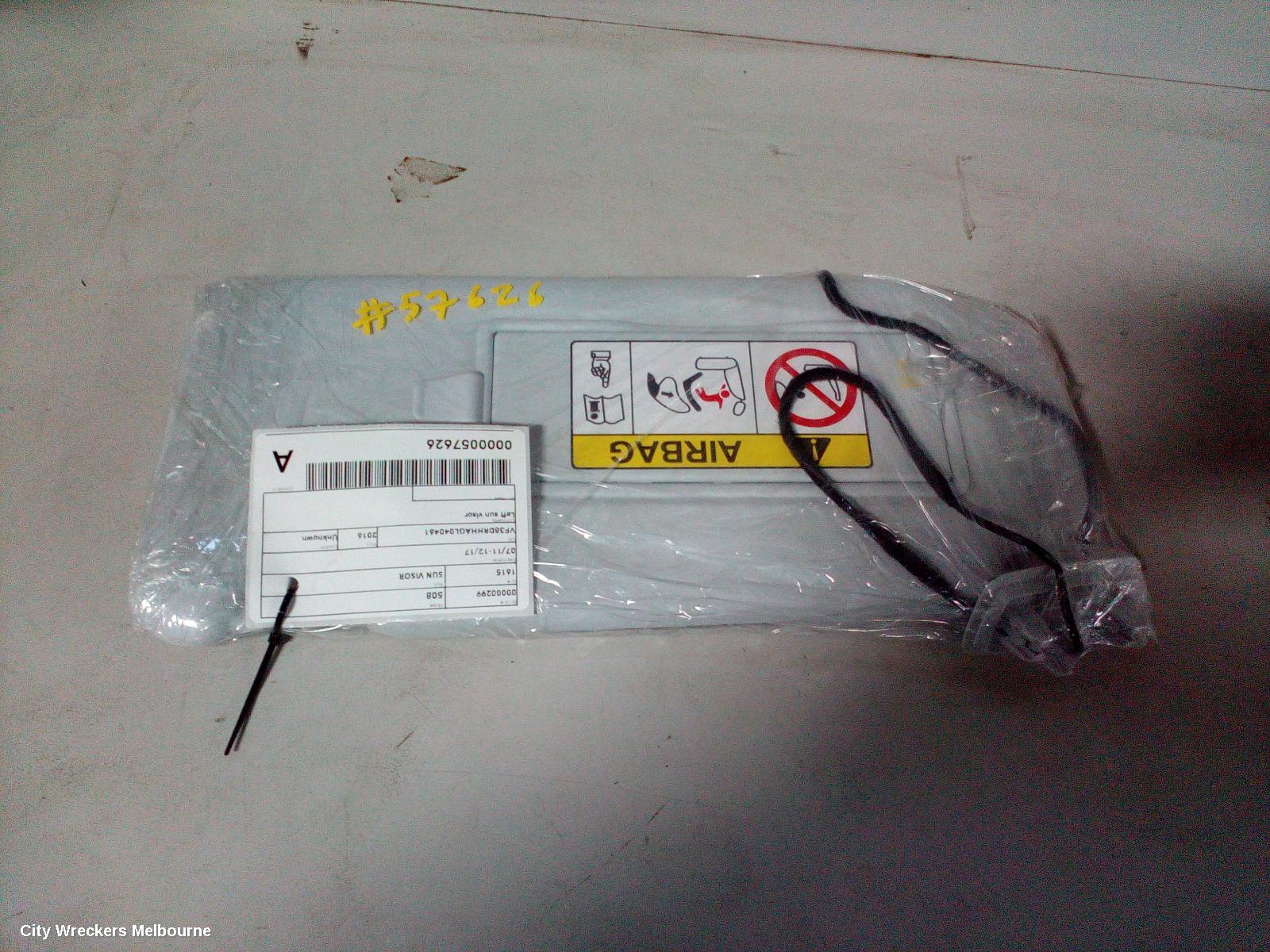 PEUGEOT 508 SUNVISOR, 07/2011 - 12/2017 - Image 3