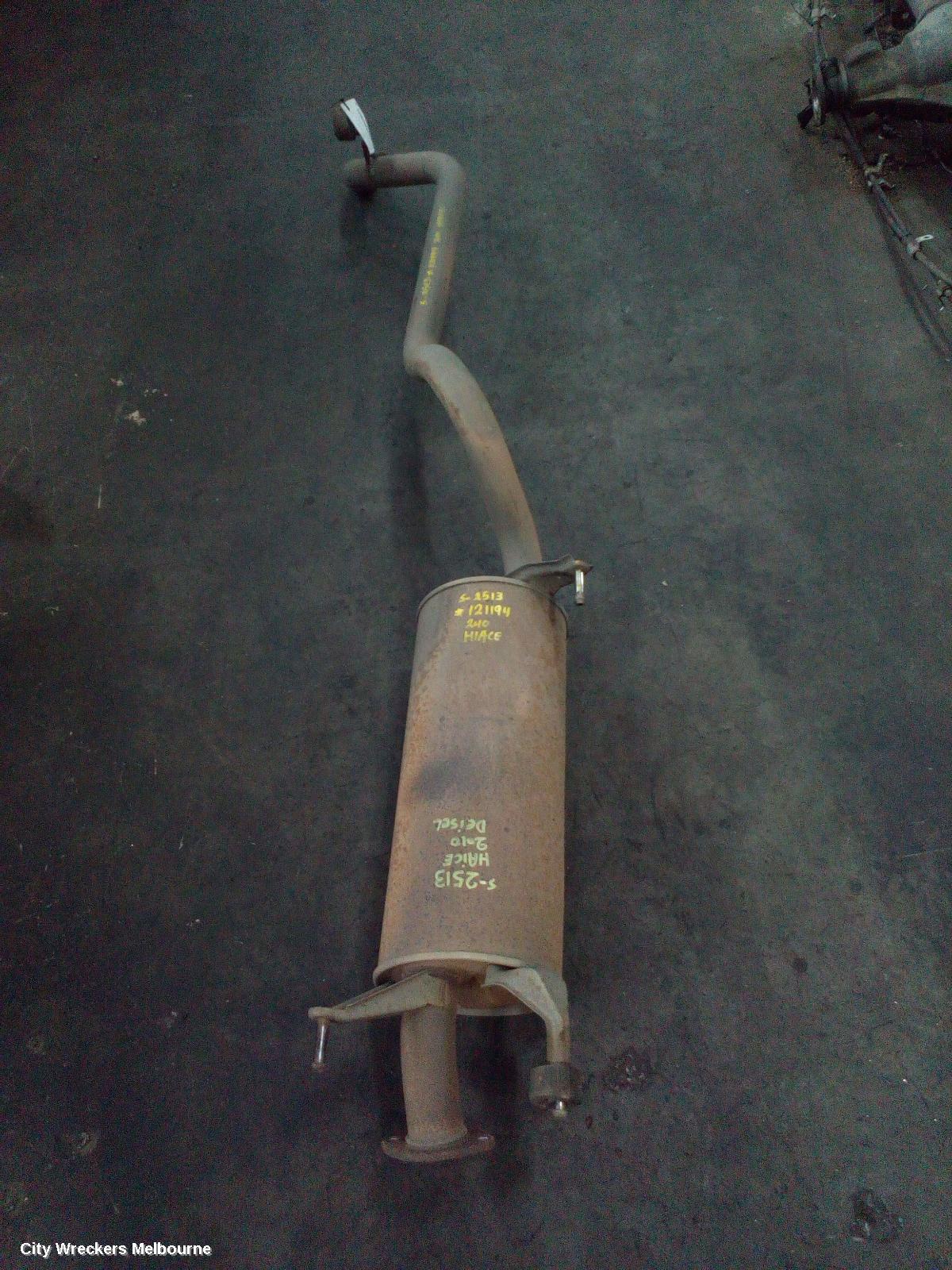 TOYOTA HIACE EXHAUST SYSTEM, TRH/KDH 03/2005 - 04/2019 - Image 1
