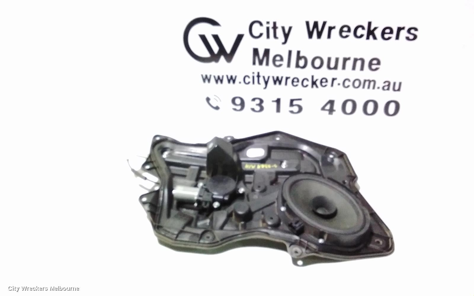 MAZDA 3 RIGHT REAR WND REG/MOTOR, BL, POWER, 04/2009 - 10/2013 - Image 1