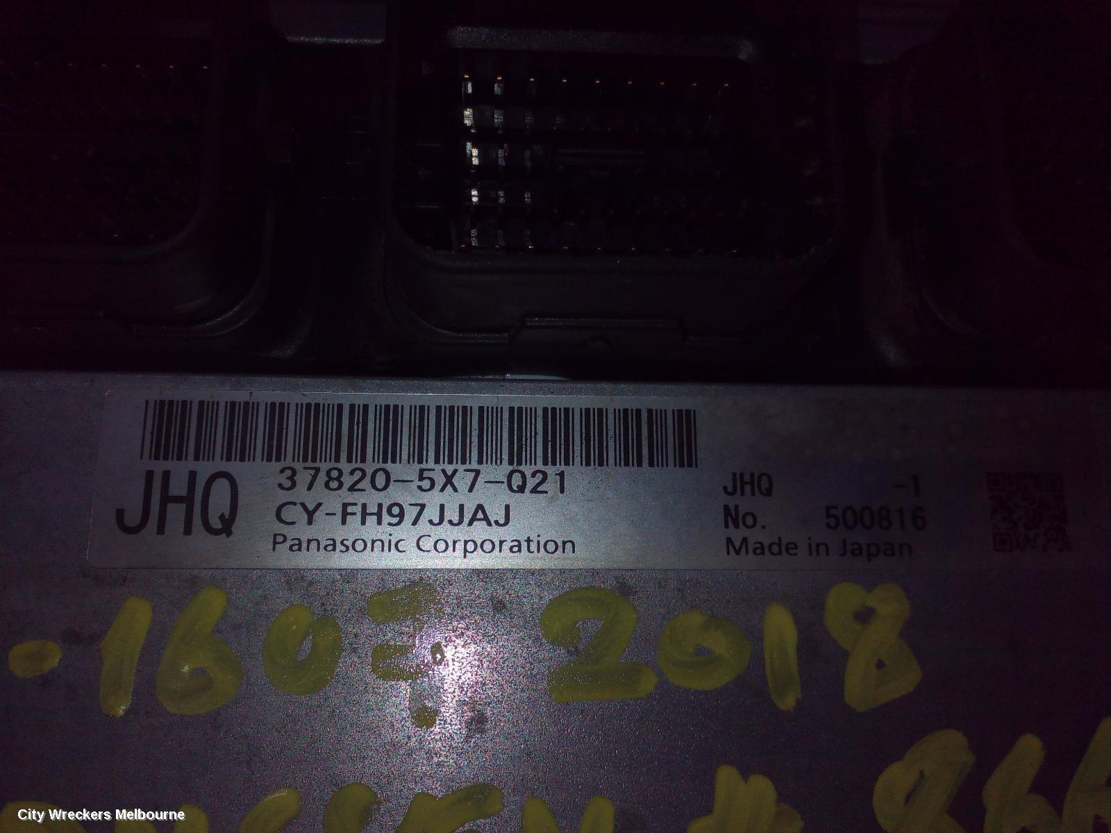 HONDA ODYSSEY ECU, ENGINE ECU, 2.4, PETROL, ECU ONLY, RC1, 02/2014 ONWARDS - Image 1