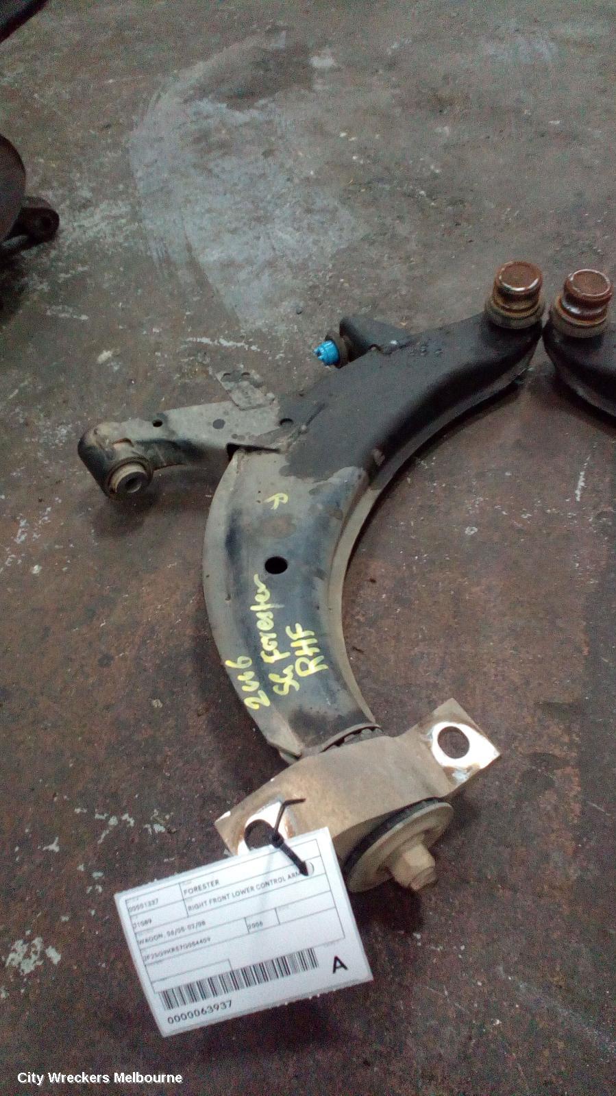 SUBARU FORESTER RIGHT FRONT LOWER CONTROL ARM, WAGON, 06/2005 - 02/2008 - Image 1