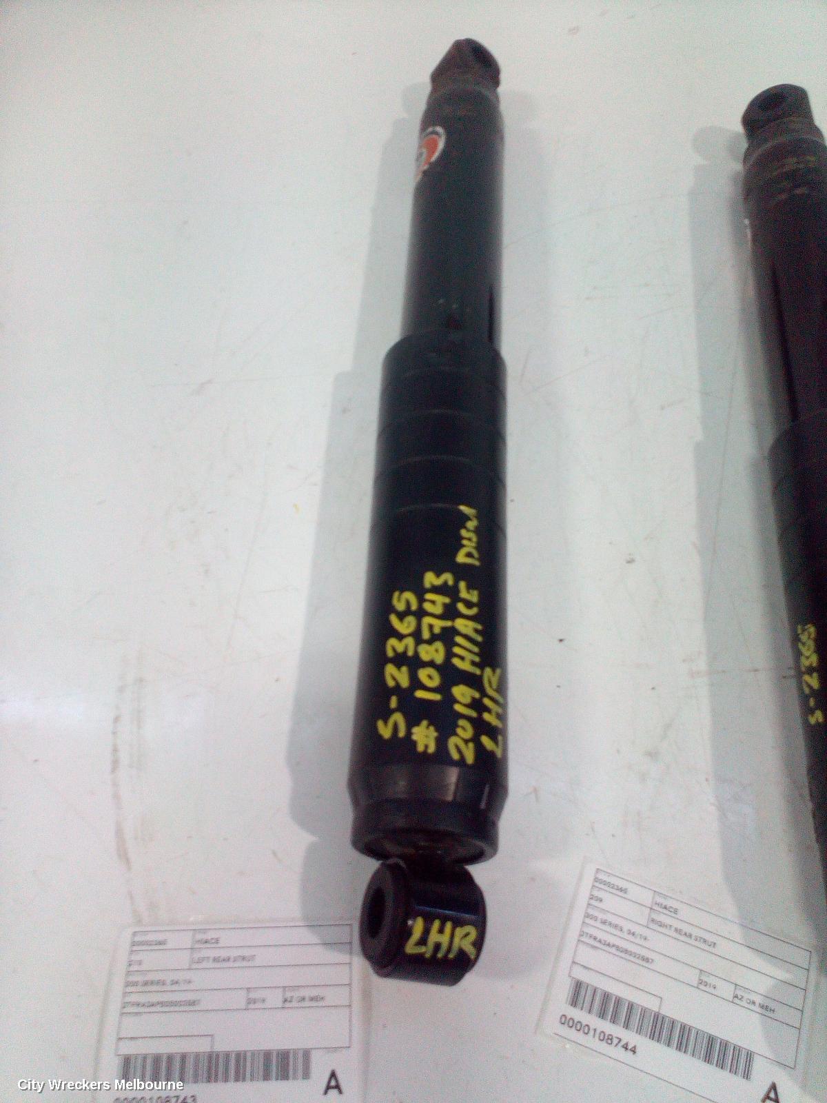 TOYOTA HIACE LEFT REAR STRUT, 300 SERIES, 02/2019 ONWARDS - Image 1
