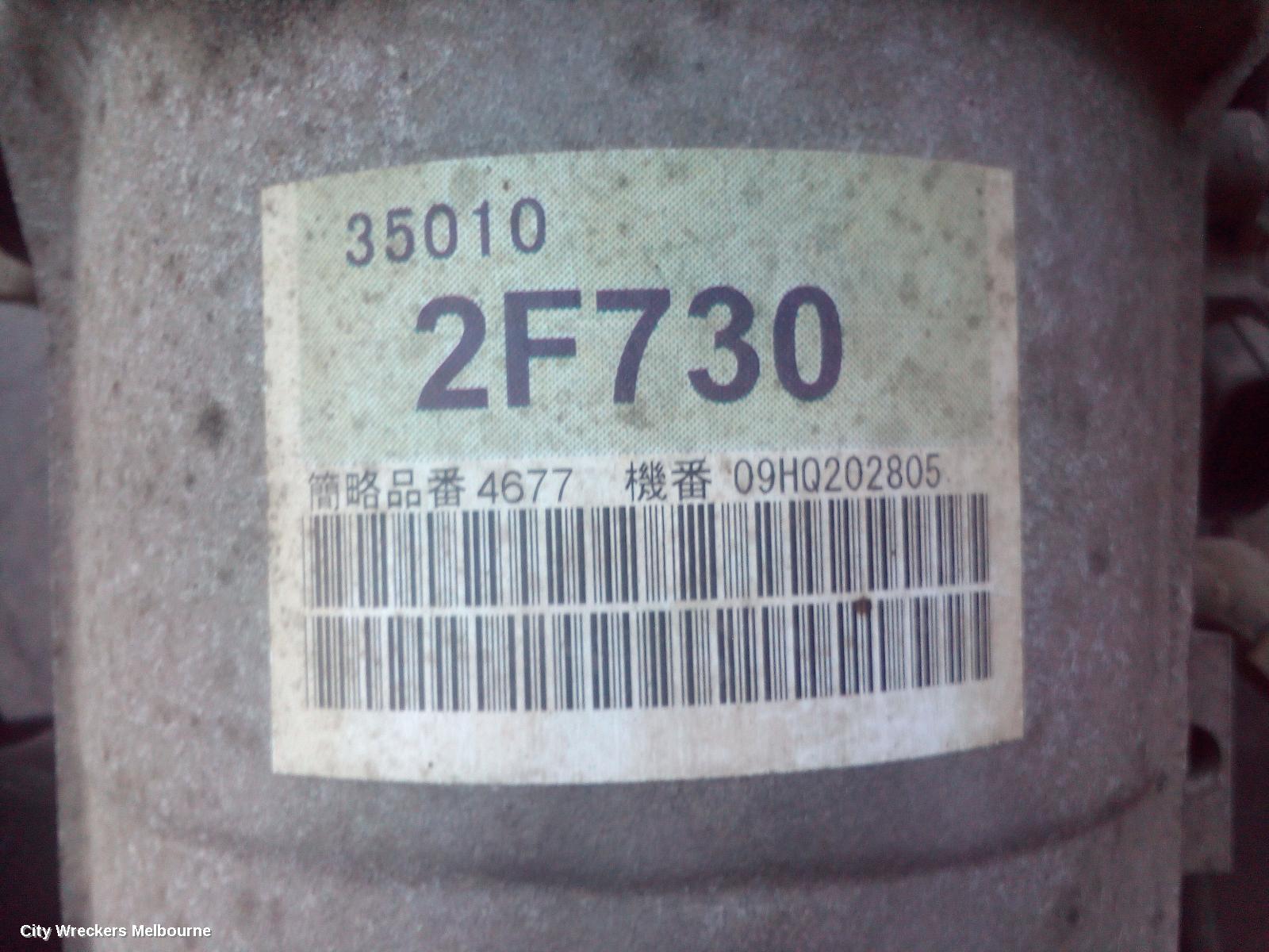 TOYOTA HIACE TRANS/GEARBOX, AUTO, RWD, PETROL, 2.7, 2TR-FE, TRH, A343E CODE, 03/2005 - 02/2015 - Image 3