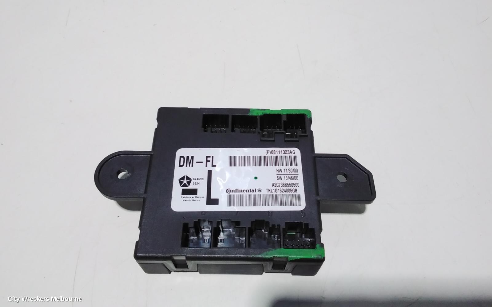JEEP CHEROKEE, KL, 06/2014 - 11/2022, LHF DOOR JEEP ECU CONTROL MODULE UNIT 68111323AG: 92582 - Image 1