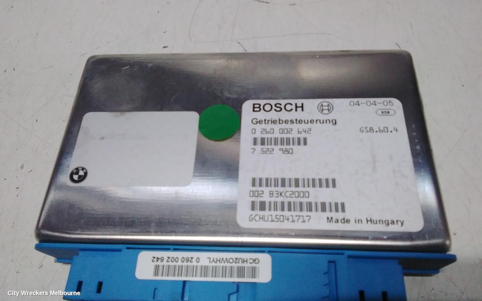 BMW 3 SERIES ECU, TRANSMISSION ECU, E46, P/N 7522980, 09/1998 - 07/2006 - Image 2