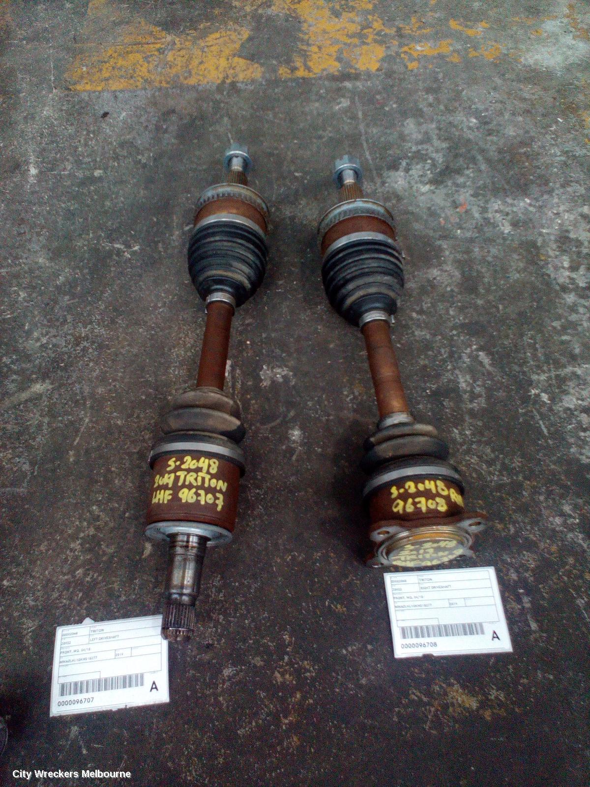 MITSUBISHI TRITON RIGHT DRIVESHAFT, FRONT, MQ, 04/2015 ONWARDS - Image 3