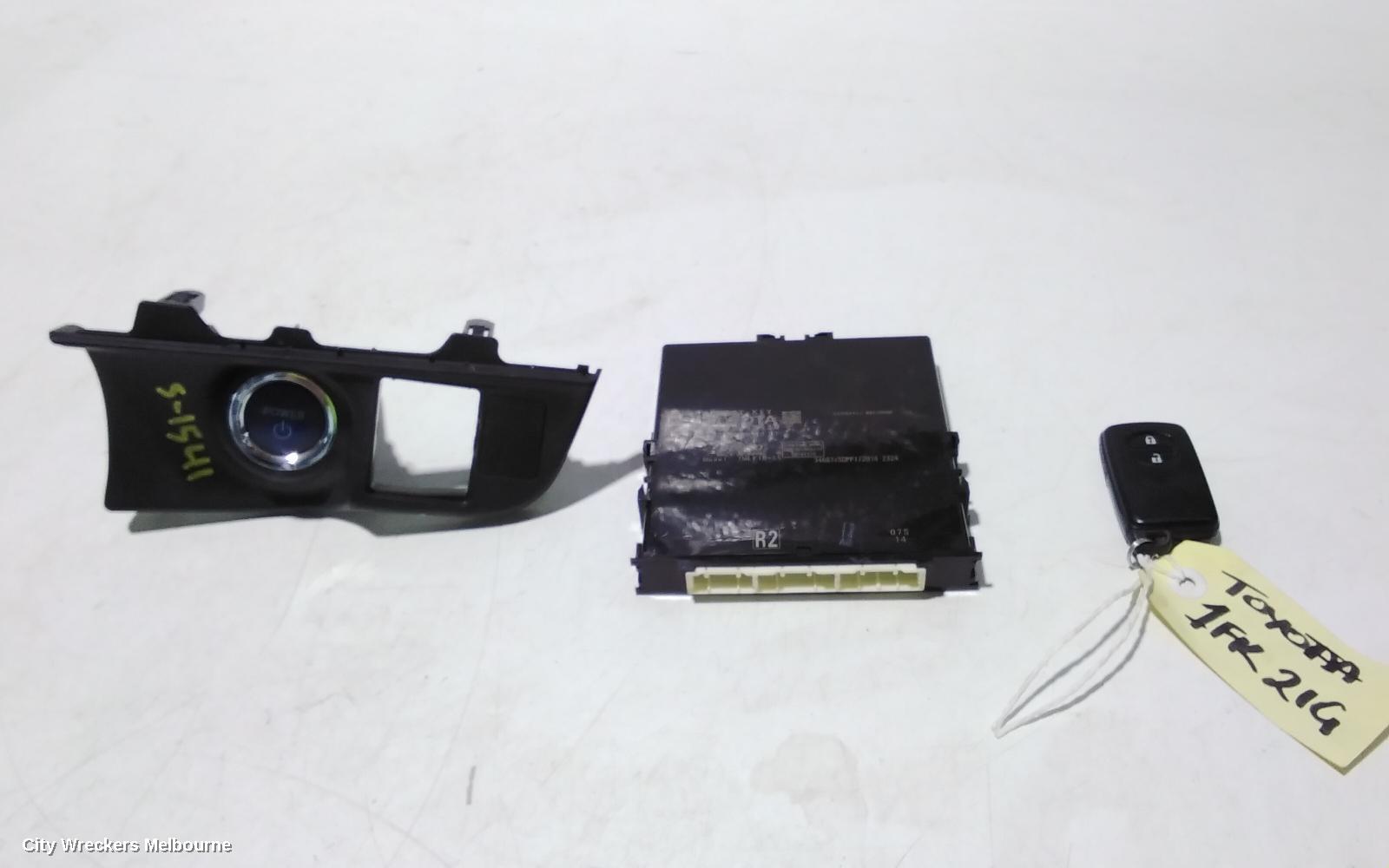 TOYOTA PRIUS IGNITION W/ KEY, NHP10, PRIUS C, 12/2011 - 03/2020 - Image 1