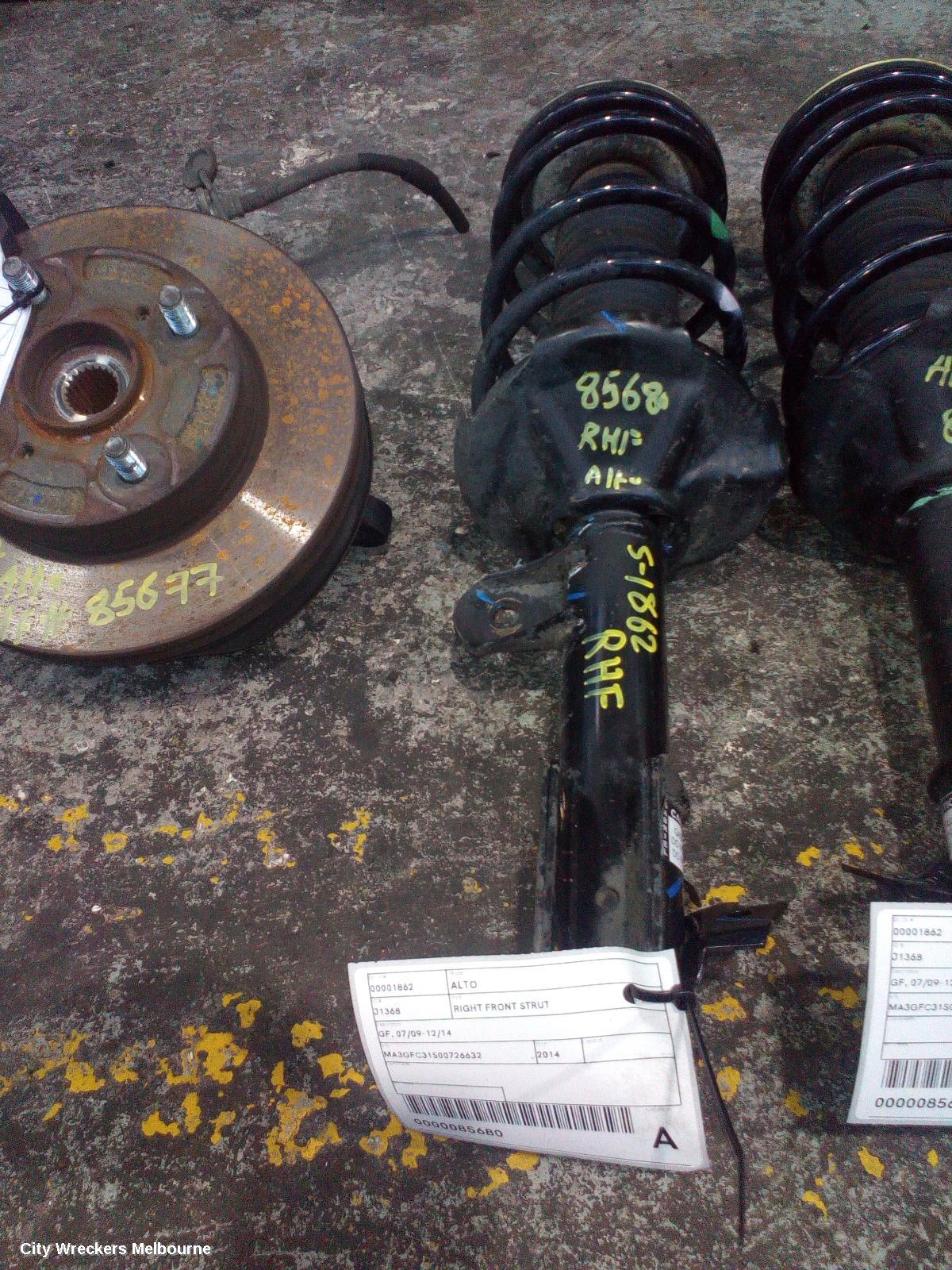 SUZUKI ALTO RIGHT FRONT STRUT, GF, 07/2009 - 12/2014 - Image 2