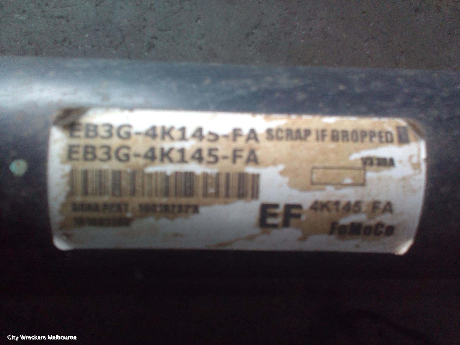 FORD RANGER REAR DRIVE SHAFT, 2.2/3.2, DIESEL, AUTO T/M, 2WD, PX SERIES 1-3, 06/2011 - 04/2022 - Image 3