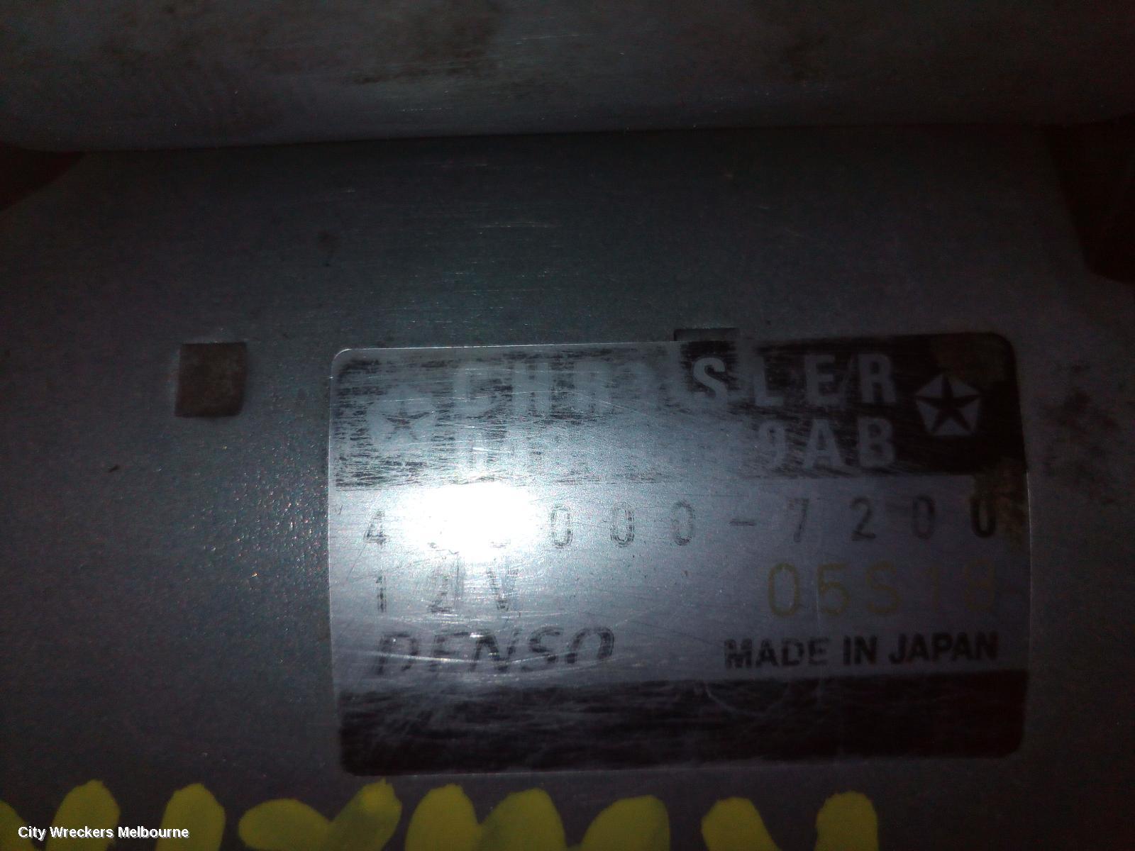 DODGE JOURNEY STARTER, PETROL, 3.6, JC, 07/2011 - 12/2016 - Image 2