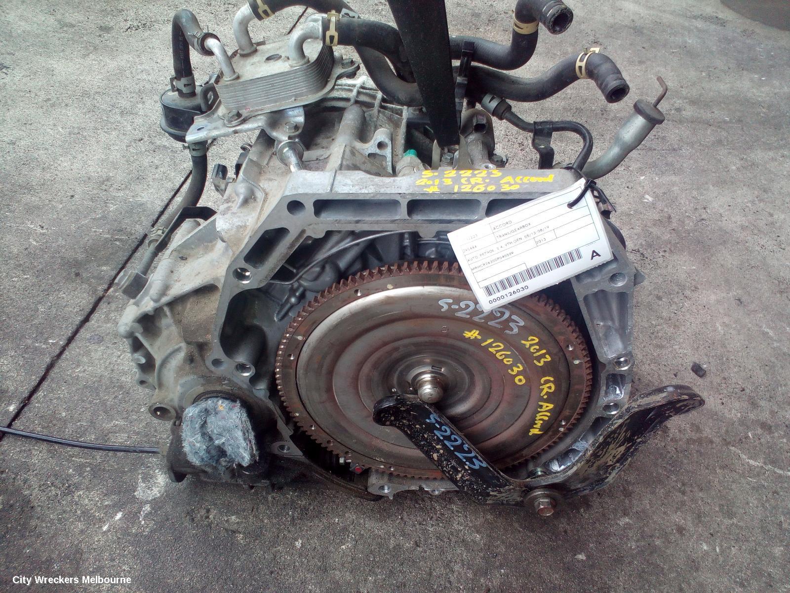 HONDA ACCORD TRANS/GEARBOX, AUTO, PETROL, 2.4, 9TH GEN, 05/2013 - 08/2019 - Image 1