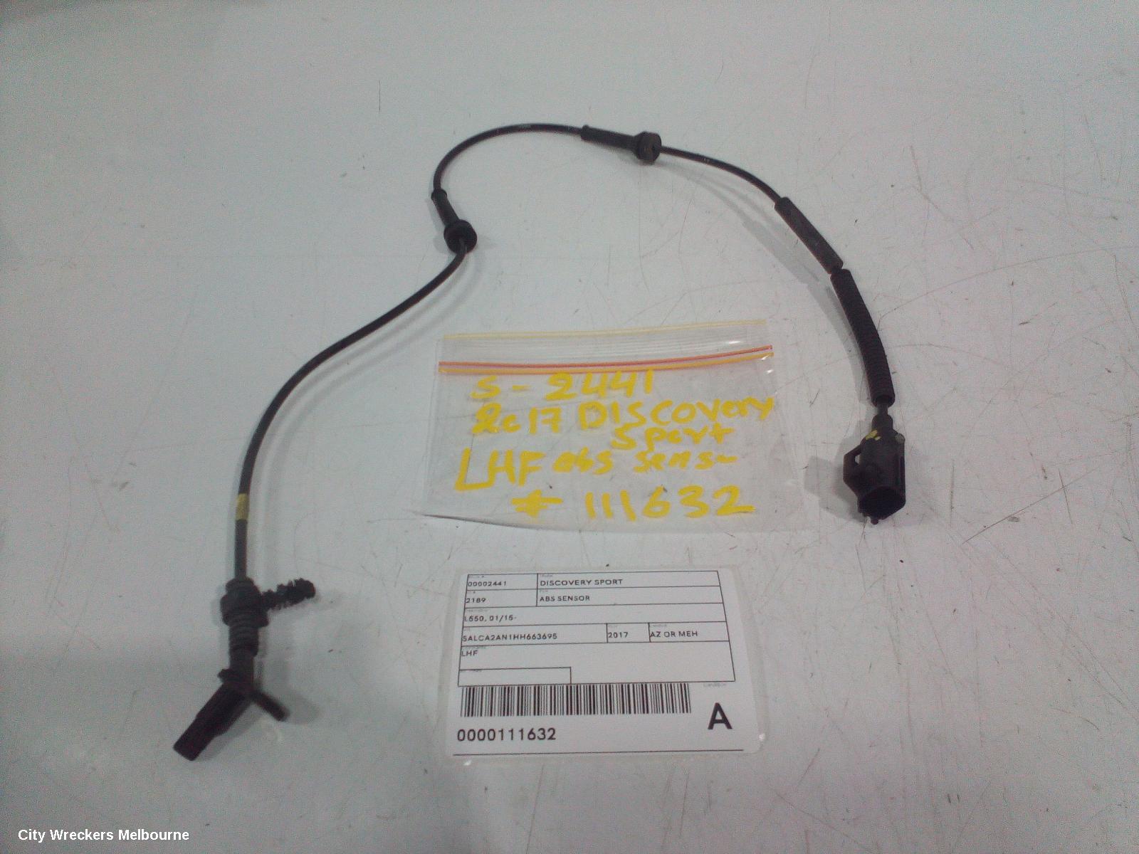LAND ROVER DISCOVERY SPORT ABS SENSOR, L550, LH FRONT, 01/2015 ONWARDS - Image 1