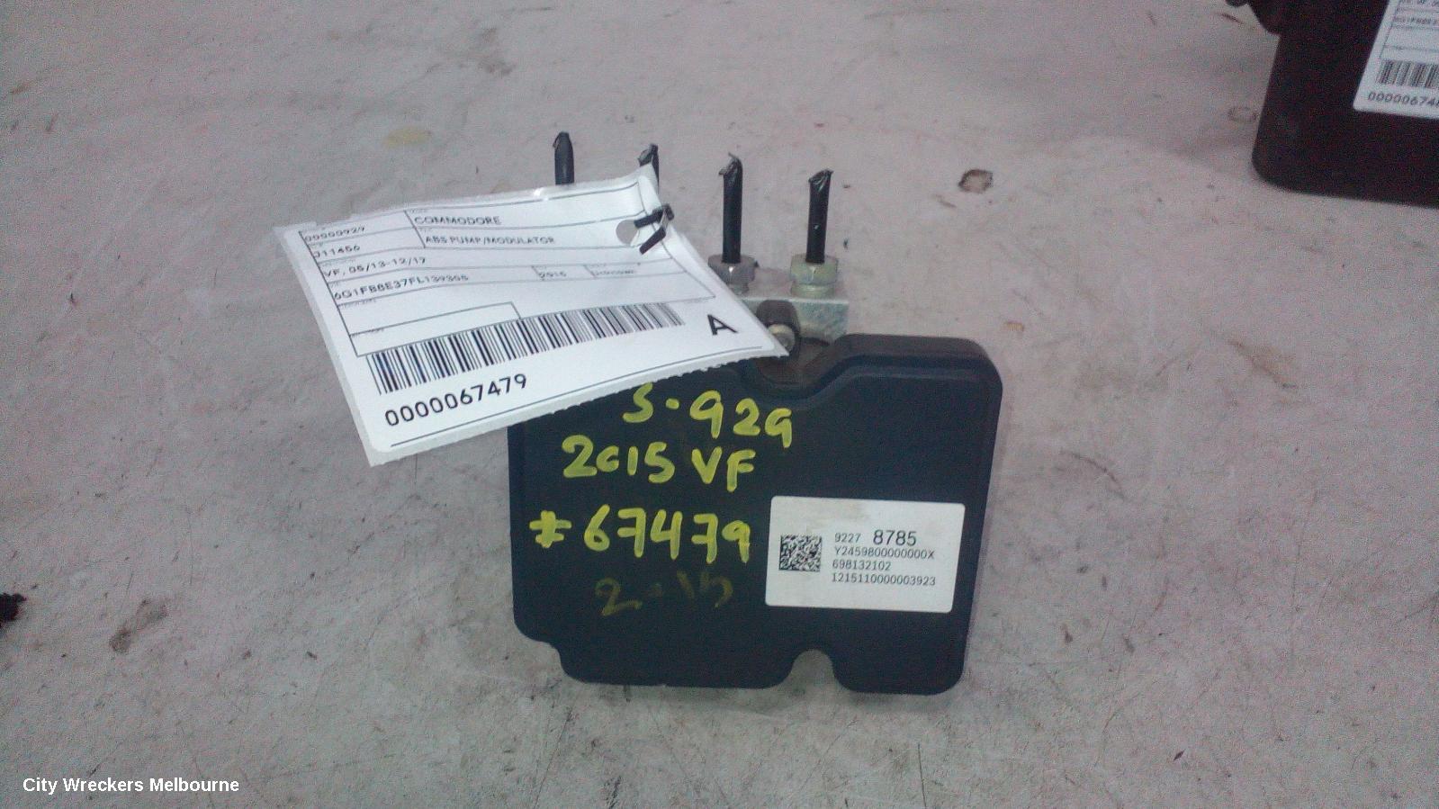 HOLDEN COMMODORE ABS PUMP/MODULATOR, VF, 05/2013 - 12/2017 - Image 2