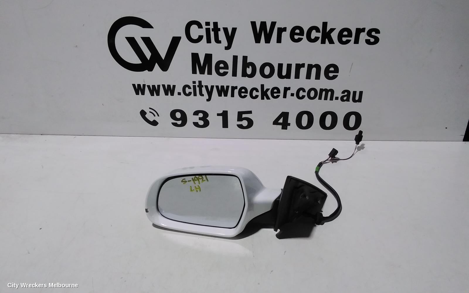 AUDI A5 LEFT DOOR MIRROR, 8F, A5/RS5/S5, CABRIO, MANUAL FOLD, NON MEMORY, NON LANE CHANGE ASSIST TYPE (6XD/7Y0), 08/2009 - 11/2016 - Image 1