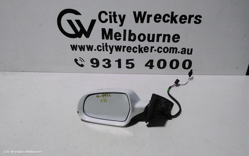 AUDI A5 LEFT DOOR MIRROR, 8F, A5/RS5/S5, CABRIO, MANUAL FOLD, NON MEMORY, NON LANE CHANGE ASSIST TYPE (6XD/7Y0), 08/2009 - 11/2016 - Image 1