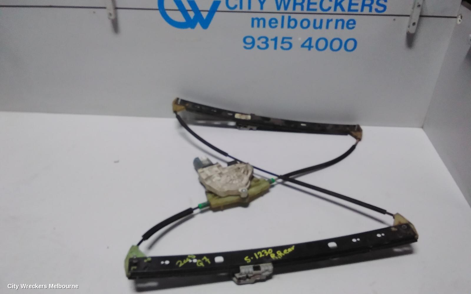 AUDI Q7 RIGHT REAR WND REG/MOTOR, 4L, 09/2006 - 08/2015 - Image 2